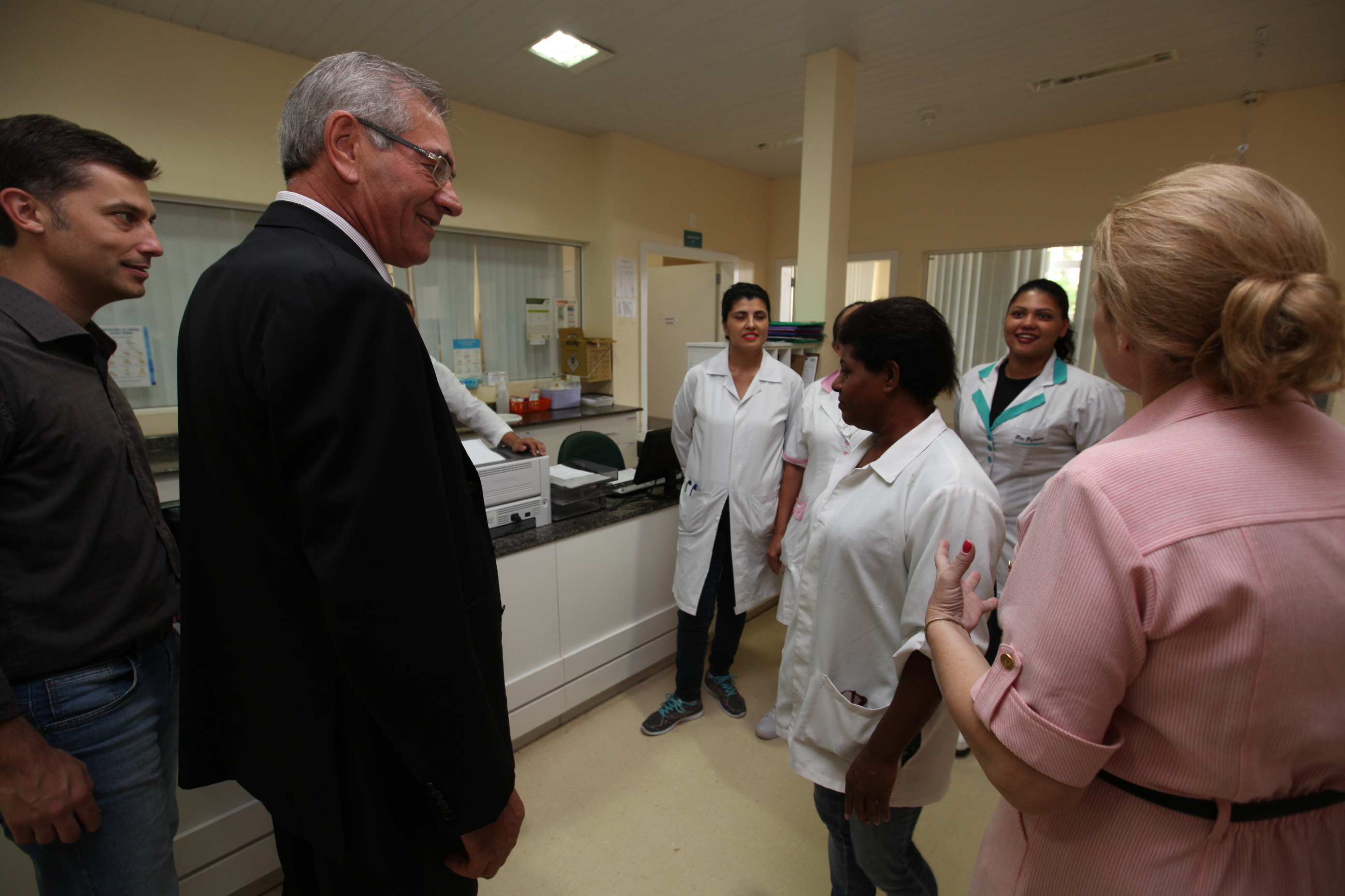 Visita ao Hospital de Gaspar Nossa Senhora do Perpétuo Socorro.