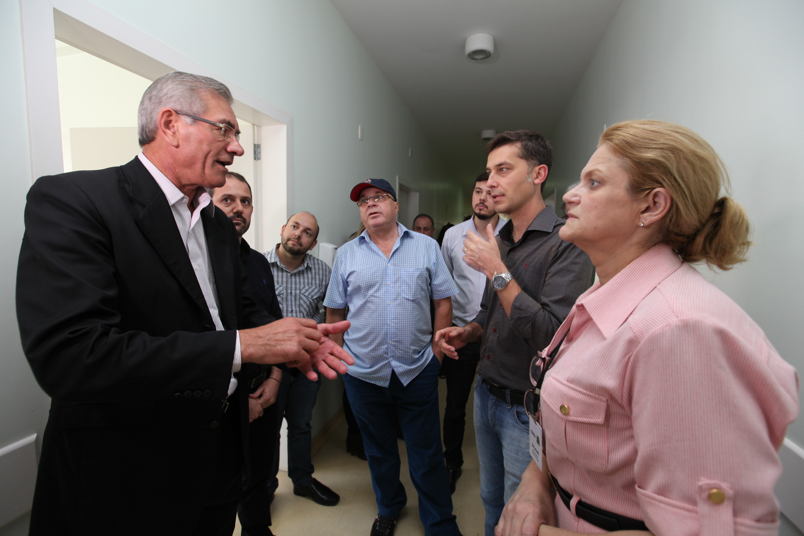 Visita ao Hospital de Gaspar Nossa Senhora do Perpétuo Socorro.
