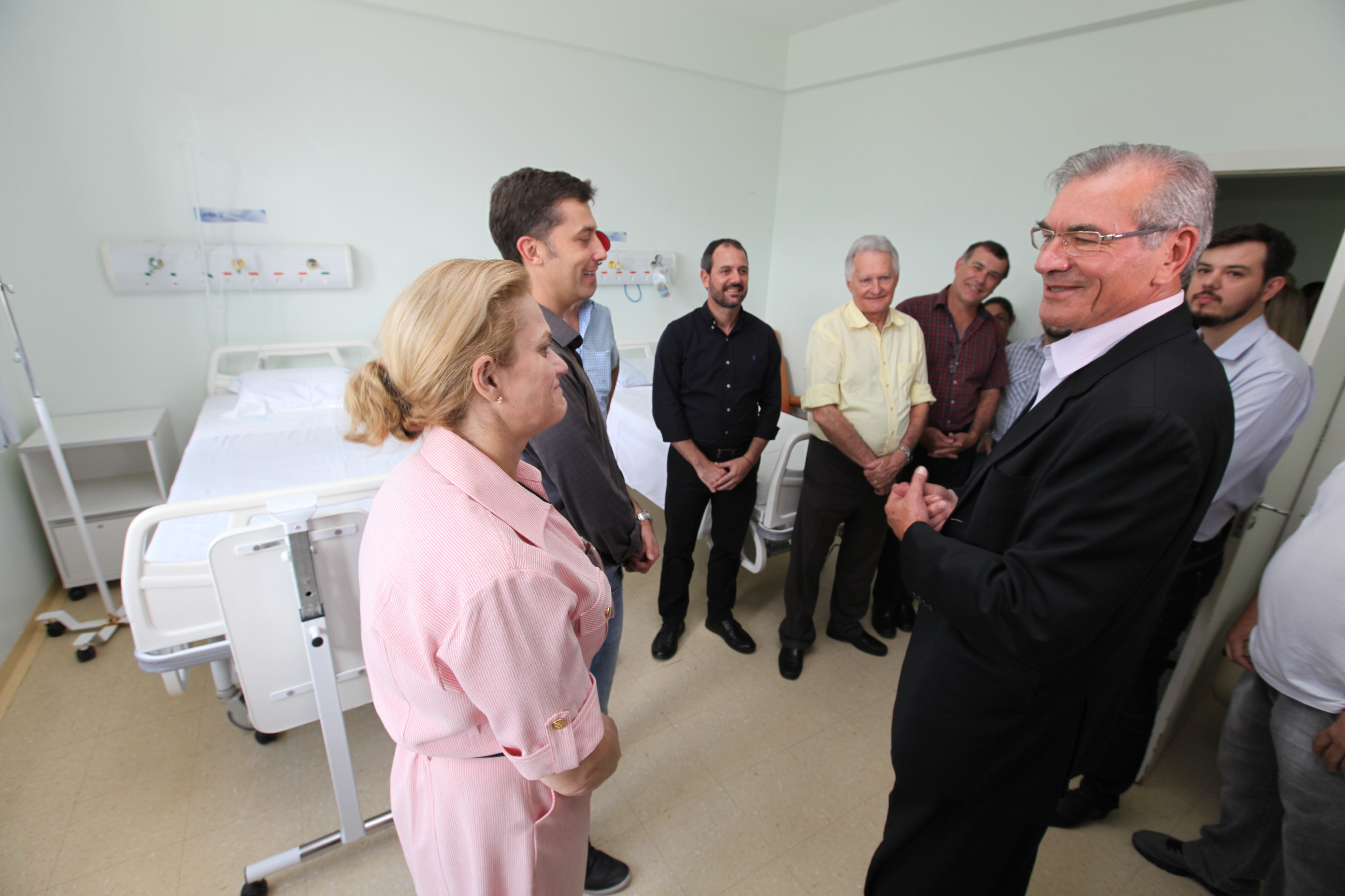 Visita ao Hospital de Gaspar Nossa Senhora do Perpétuo Socorro.