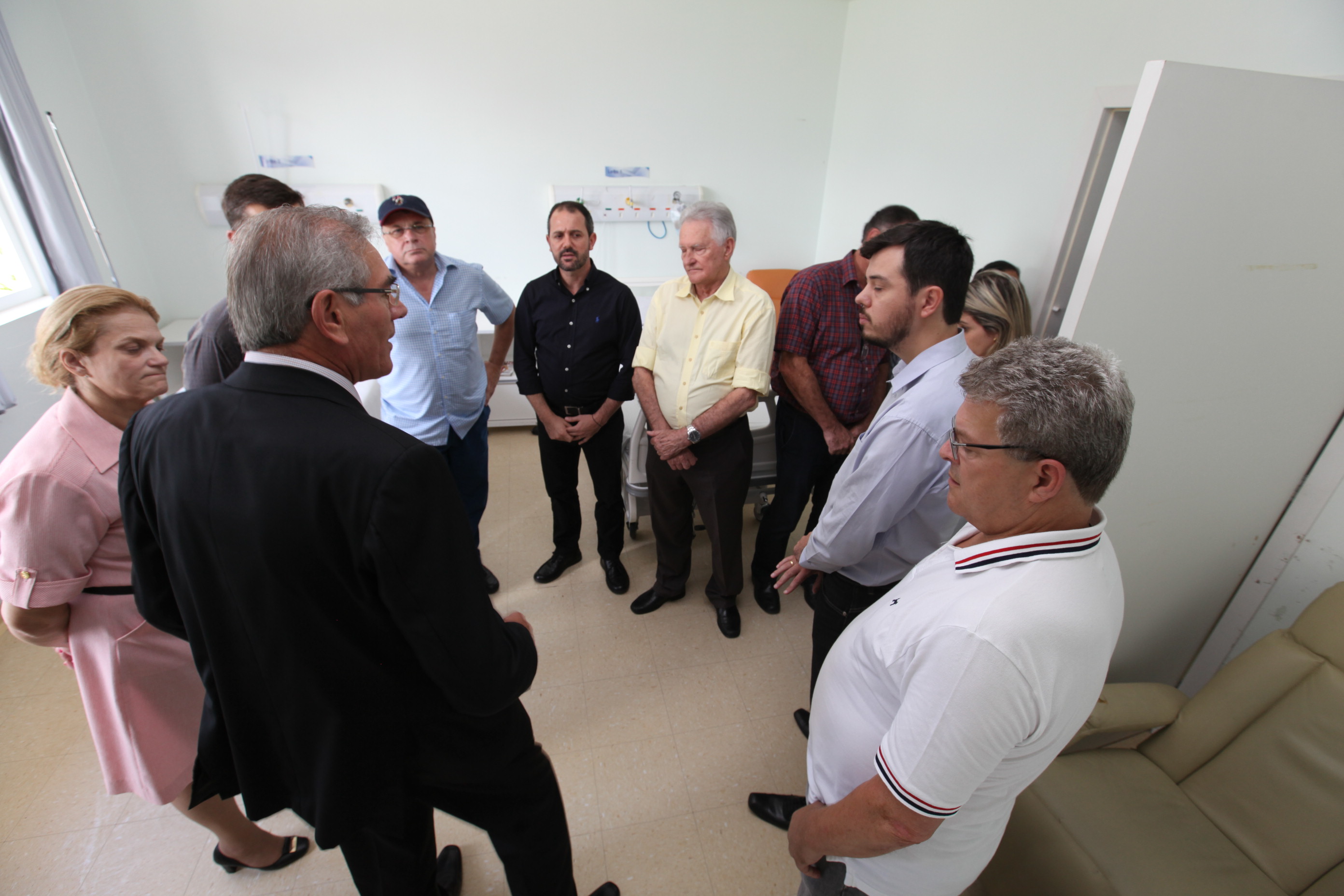 Visita ao Hospital de Gaspar Nossa Senhora do Perpétuo Socorro.