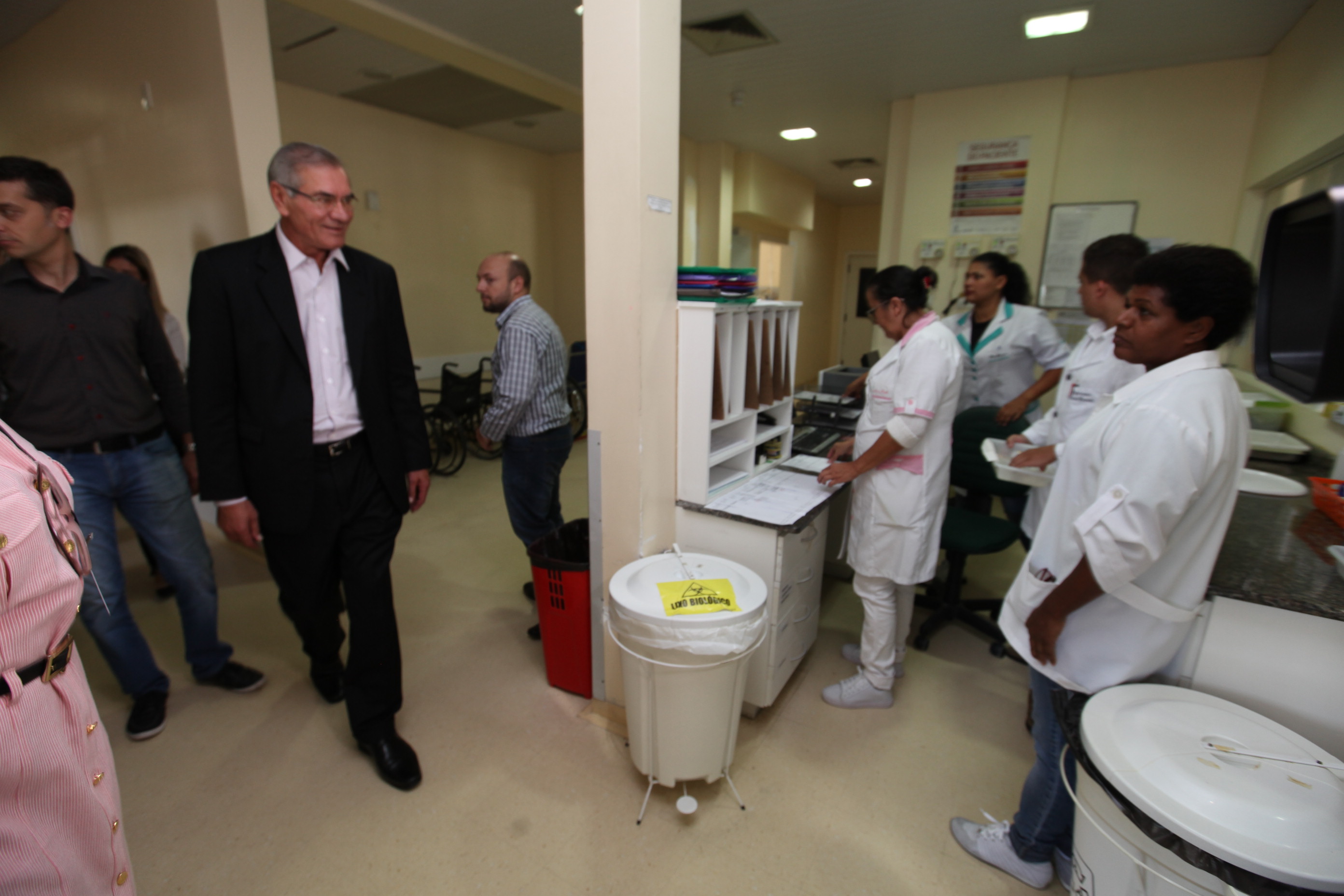 Visita ao Hospital de Gaspar Nossa Senhora do Perpétuo Socorro.