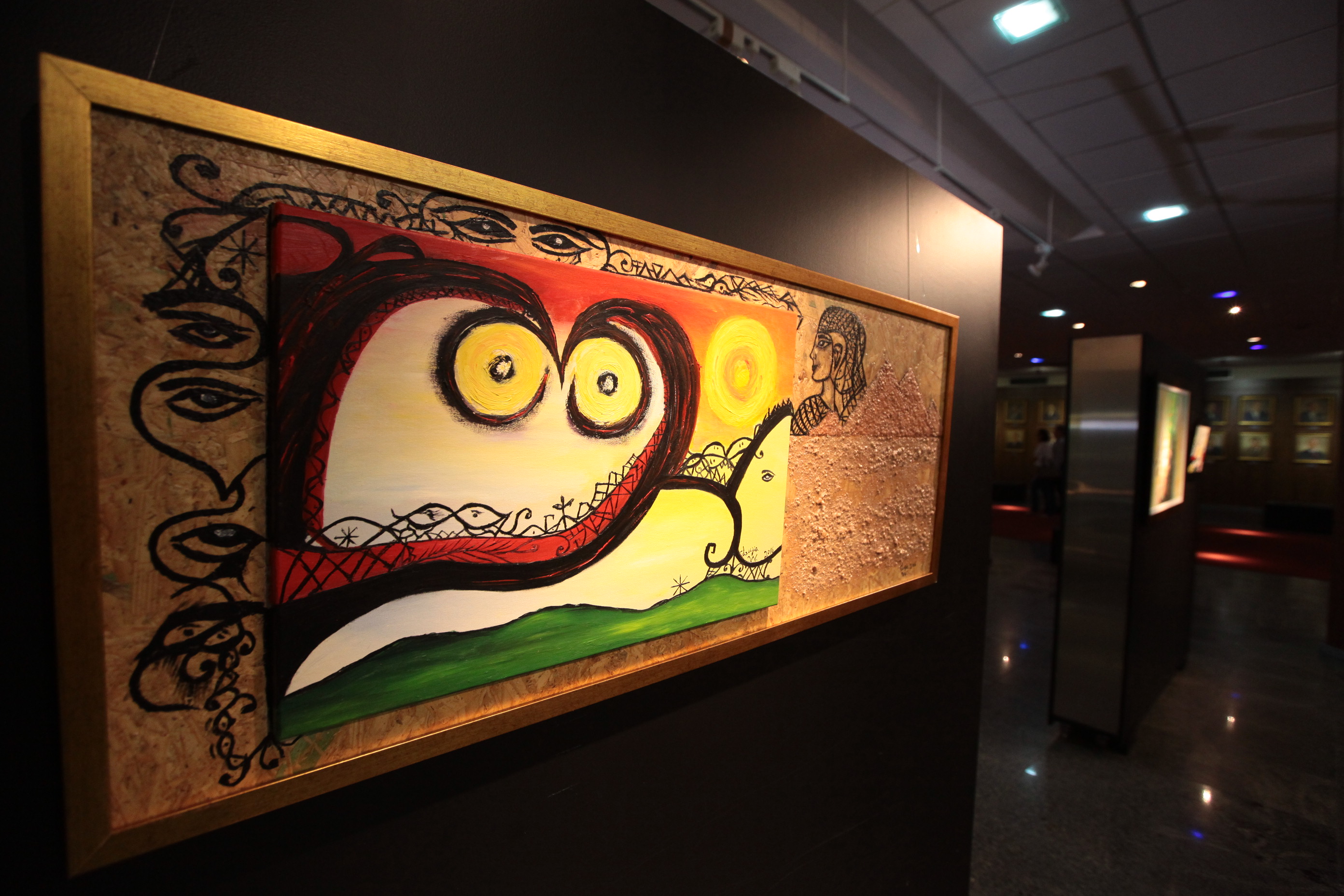 Exposição Mãos que criam - Artista plástica Luzia Werlich Zacchi.