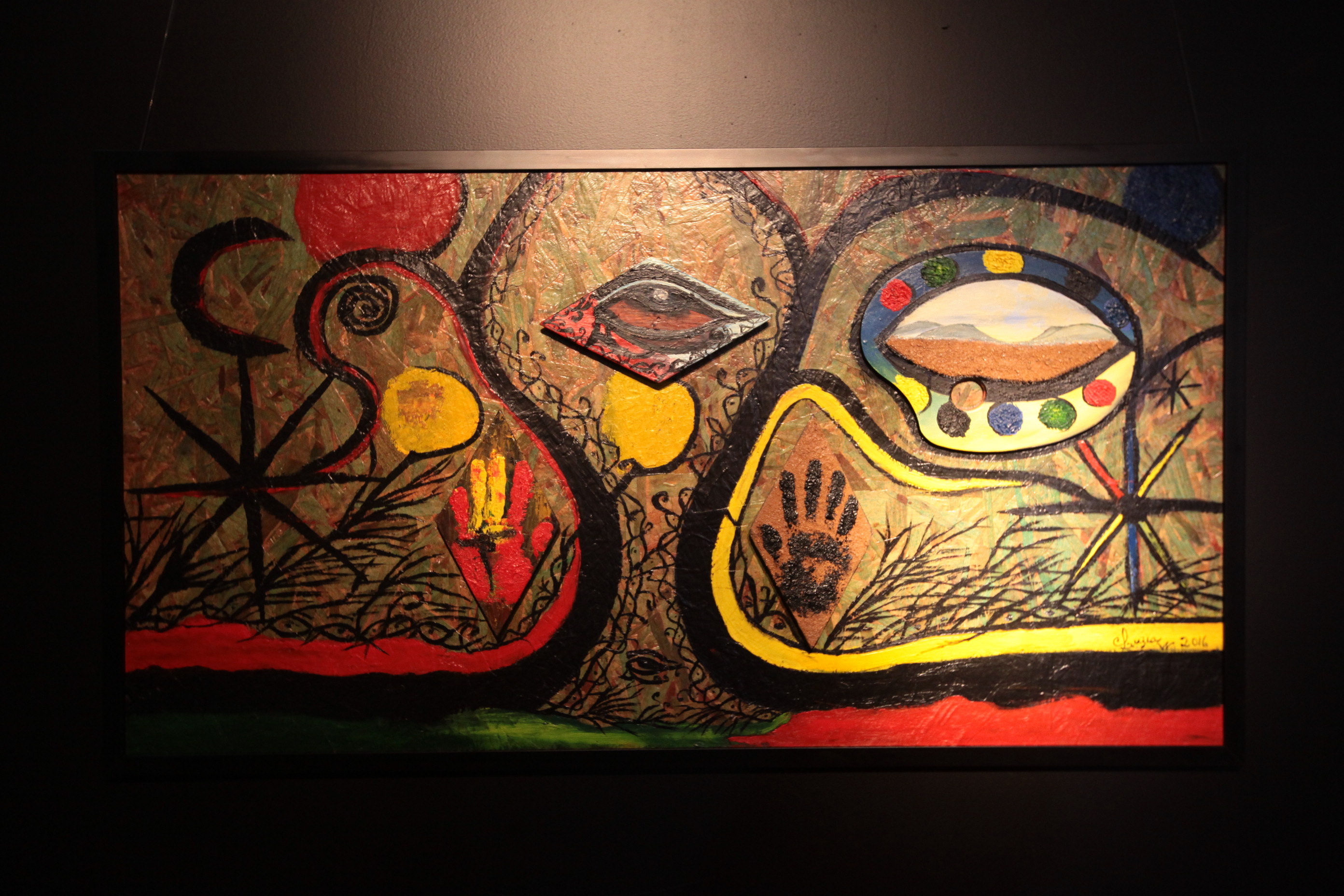 Exposição Mãos que criam - Artista plástica Luzia Werlich Zacchi.
