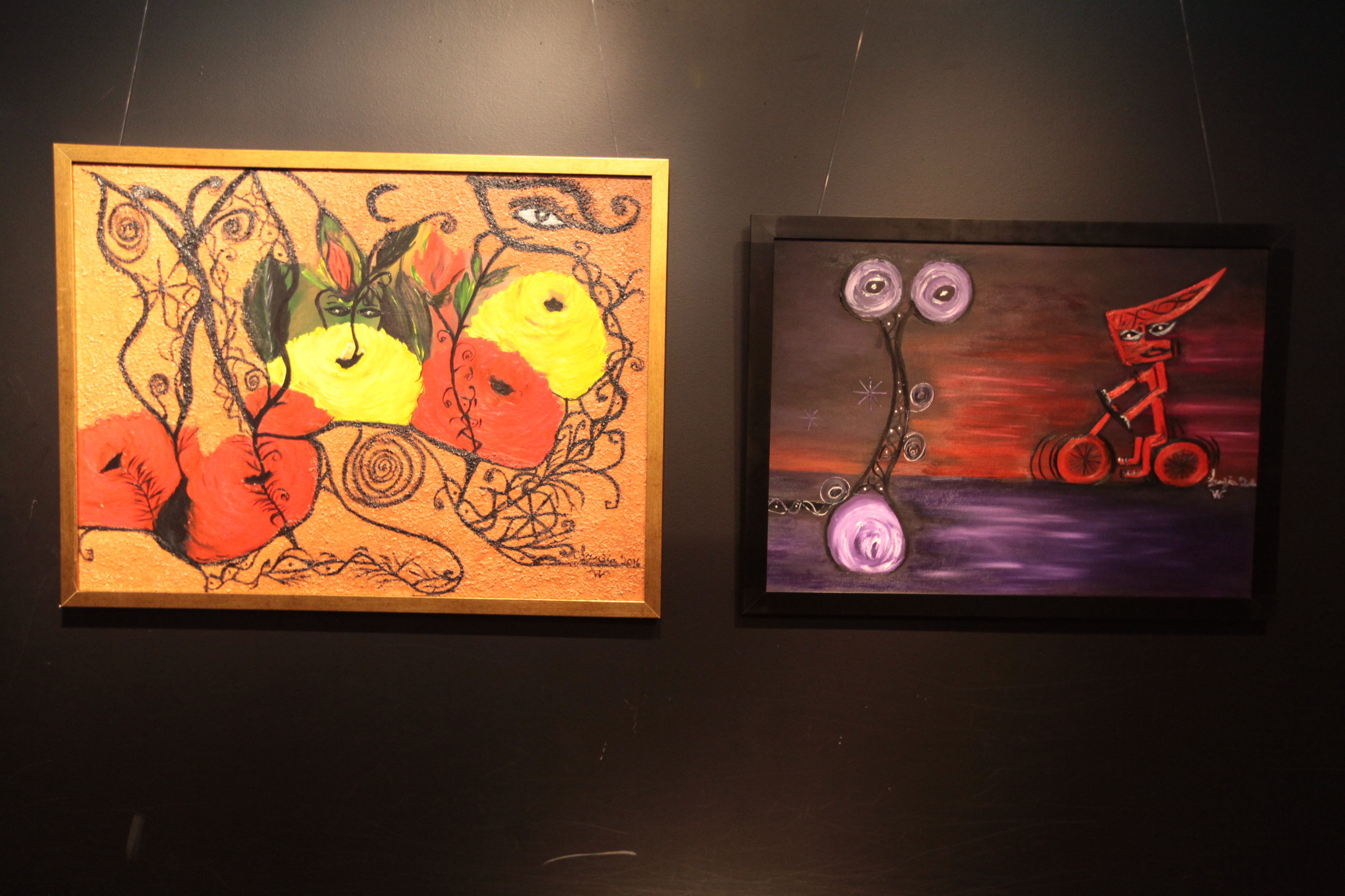 Exposição Mãos que criam - Artista plástica Luzia Werlich Zacchi.