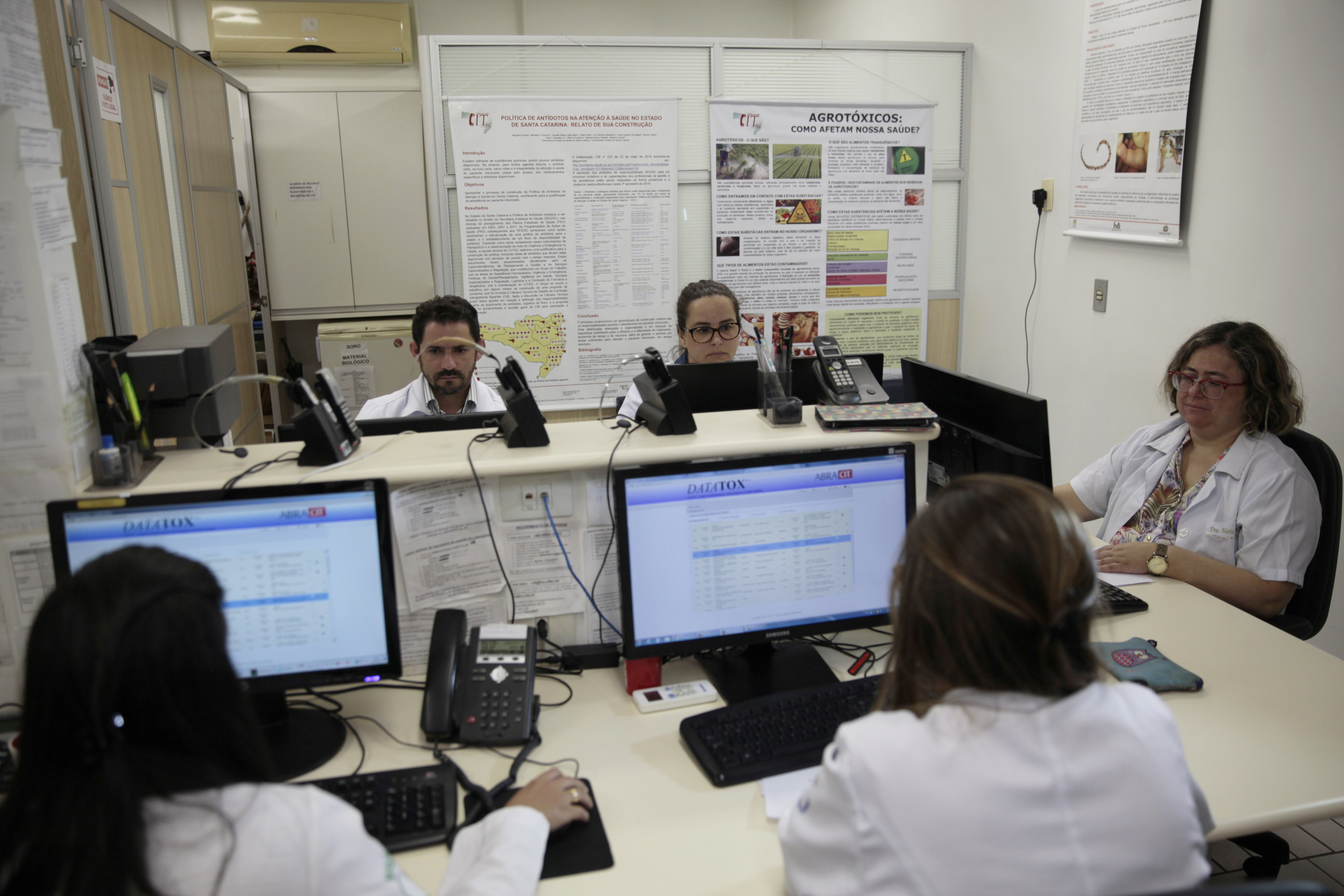 Centro de Informações Toxicológicas de SC.