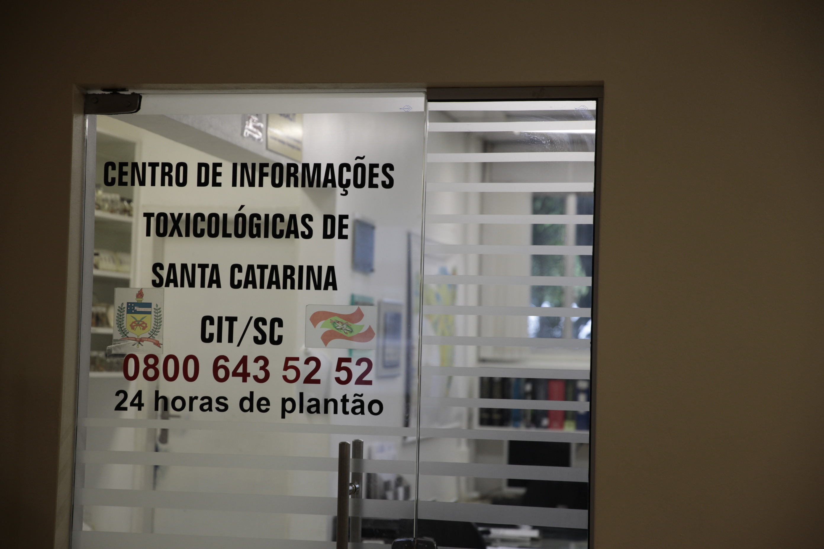 Centro de Informações Toxicológicas de SC.