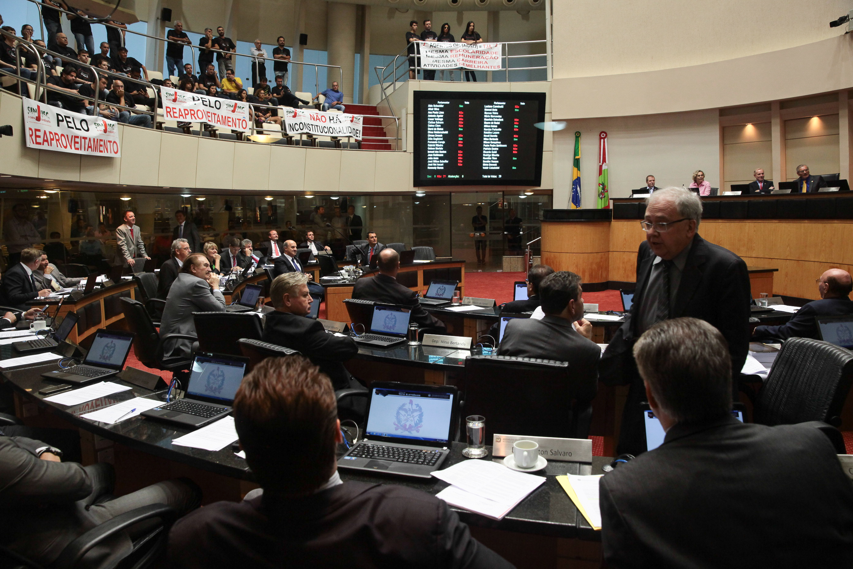 Sessão Ordinária da Assembleia Legislativa do Estado de Santa Catarina.