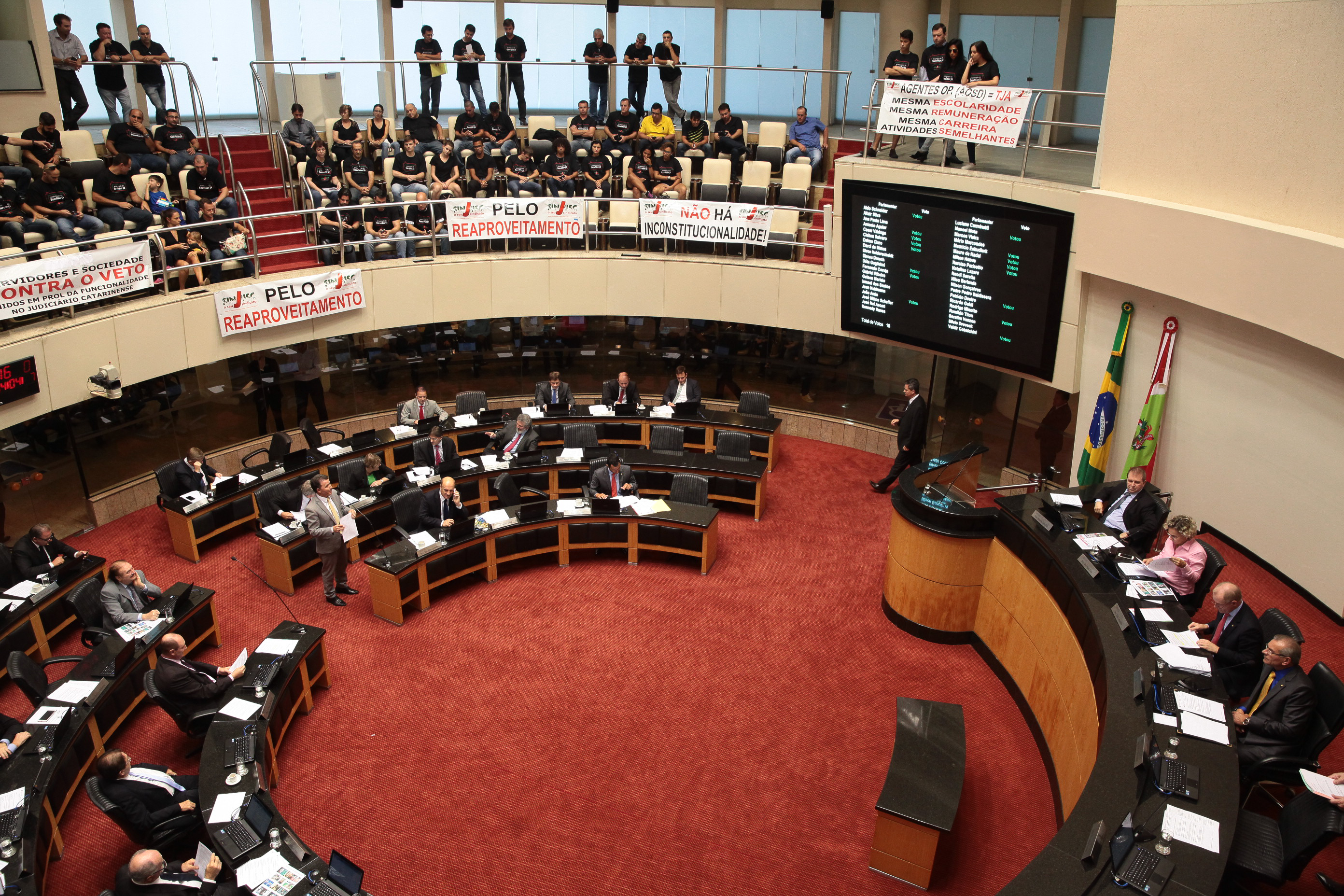 Sessão Ordinária da Assembleia Legislativa do Estado de Santa Catarina.