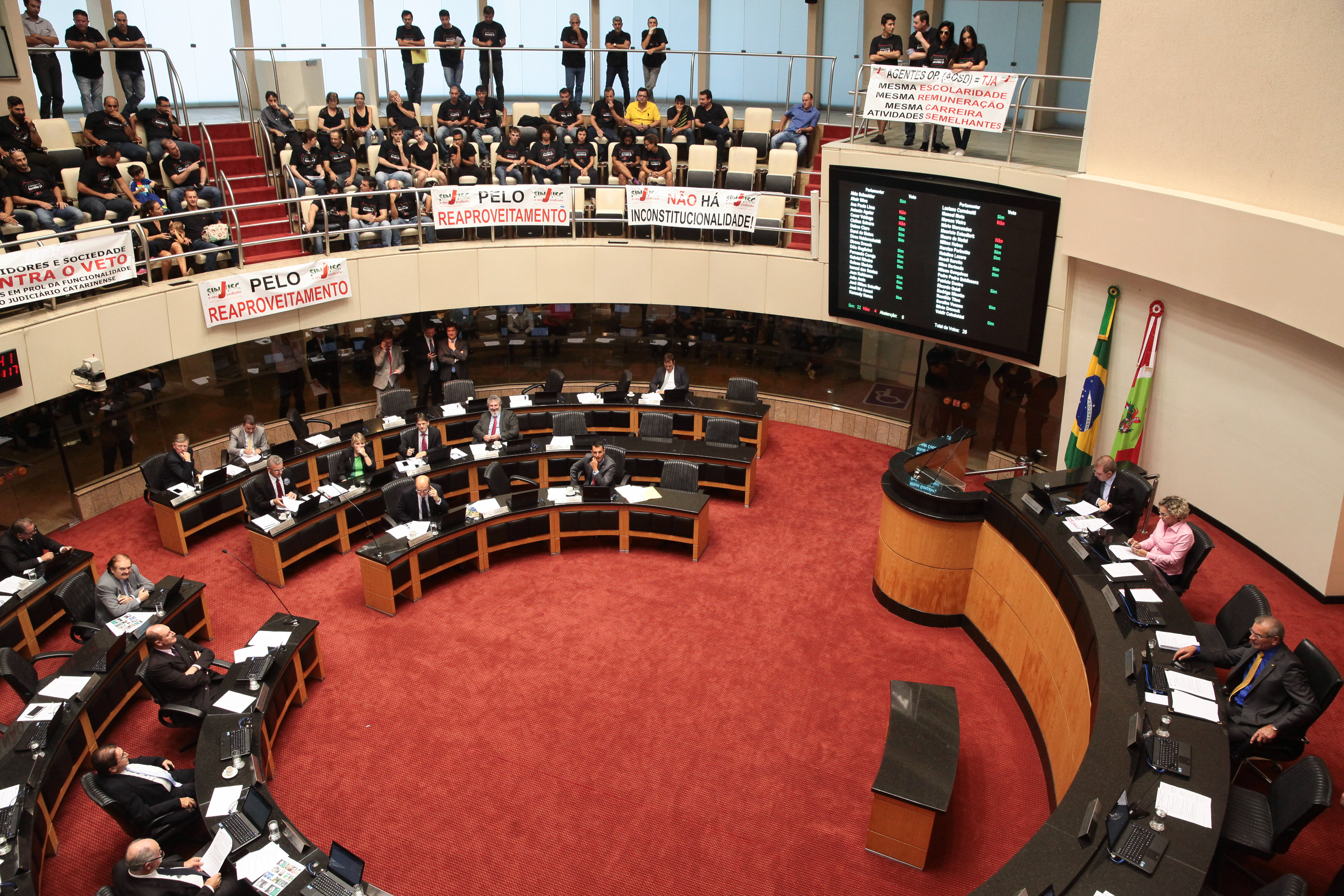 Sessão Ordinária da Assembleia Legislativa do Estado de Santa Catarina.