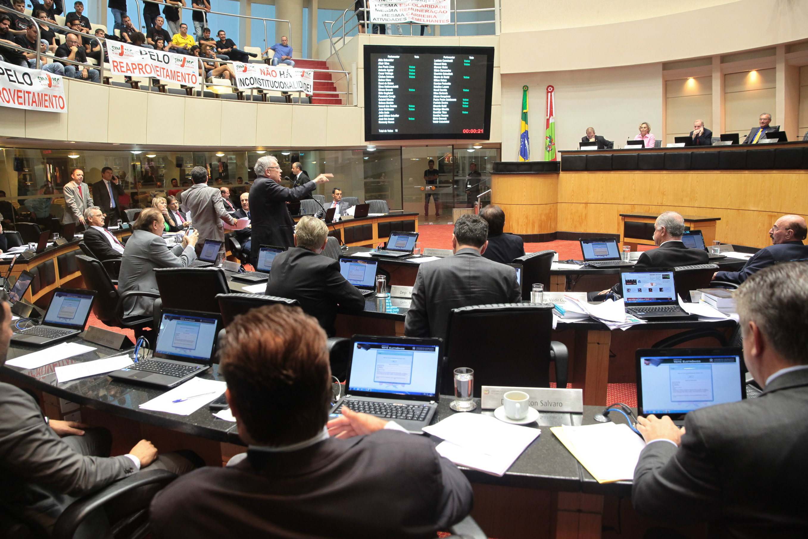 Sessão Ordinária da Assembleia Legislativa do Estado de Santa Catarina.