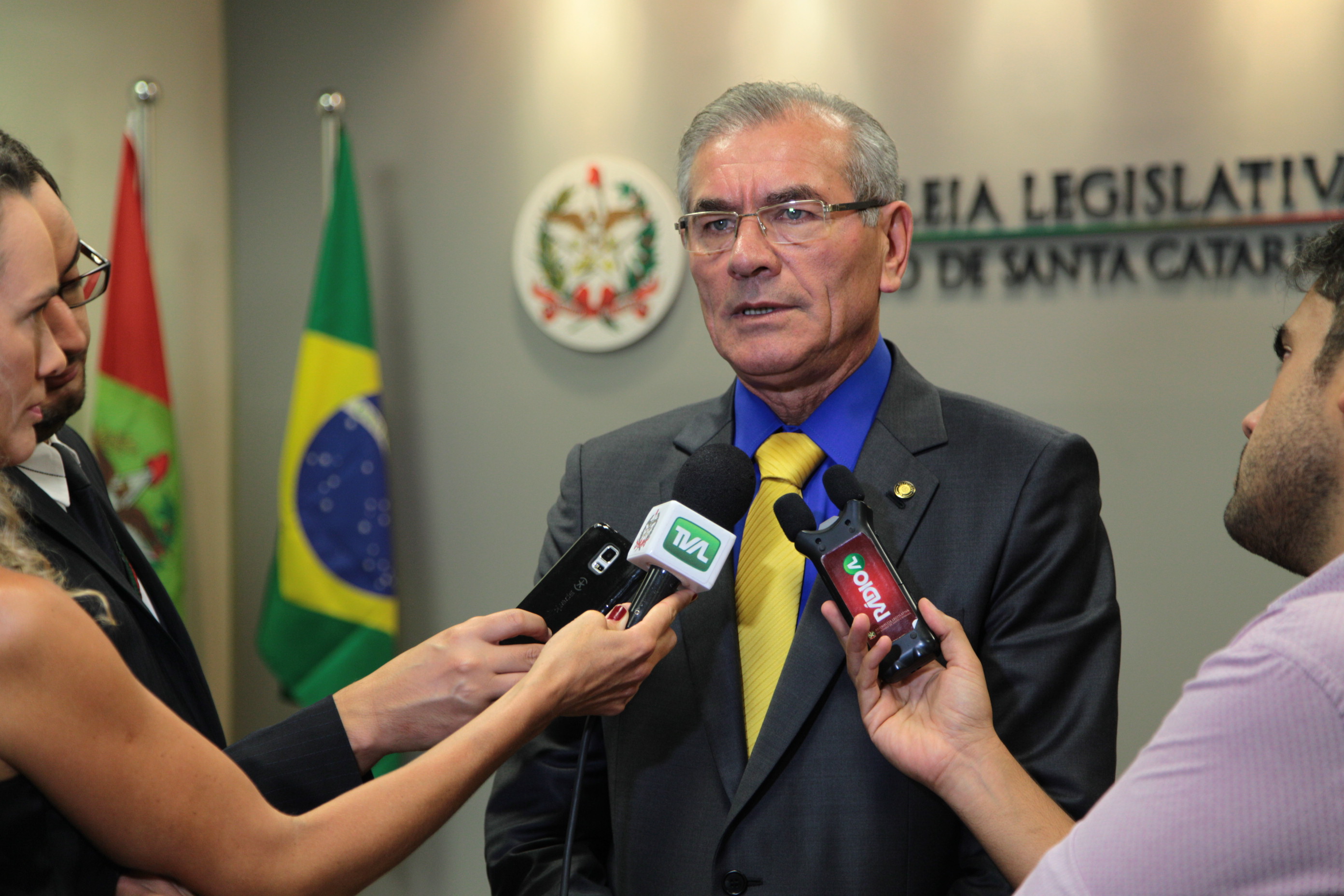 Entrevista com o Presidente da Alesc Silvio Dreveck