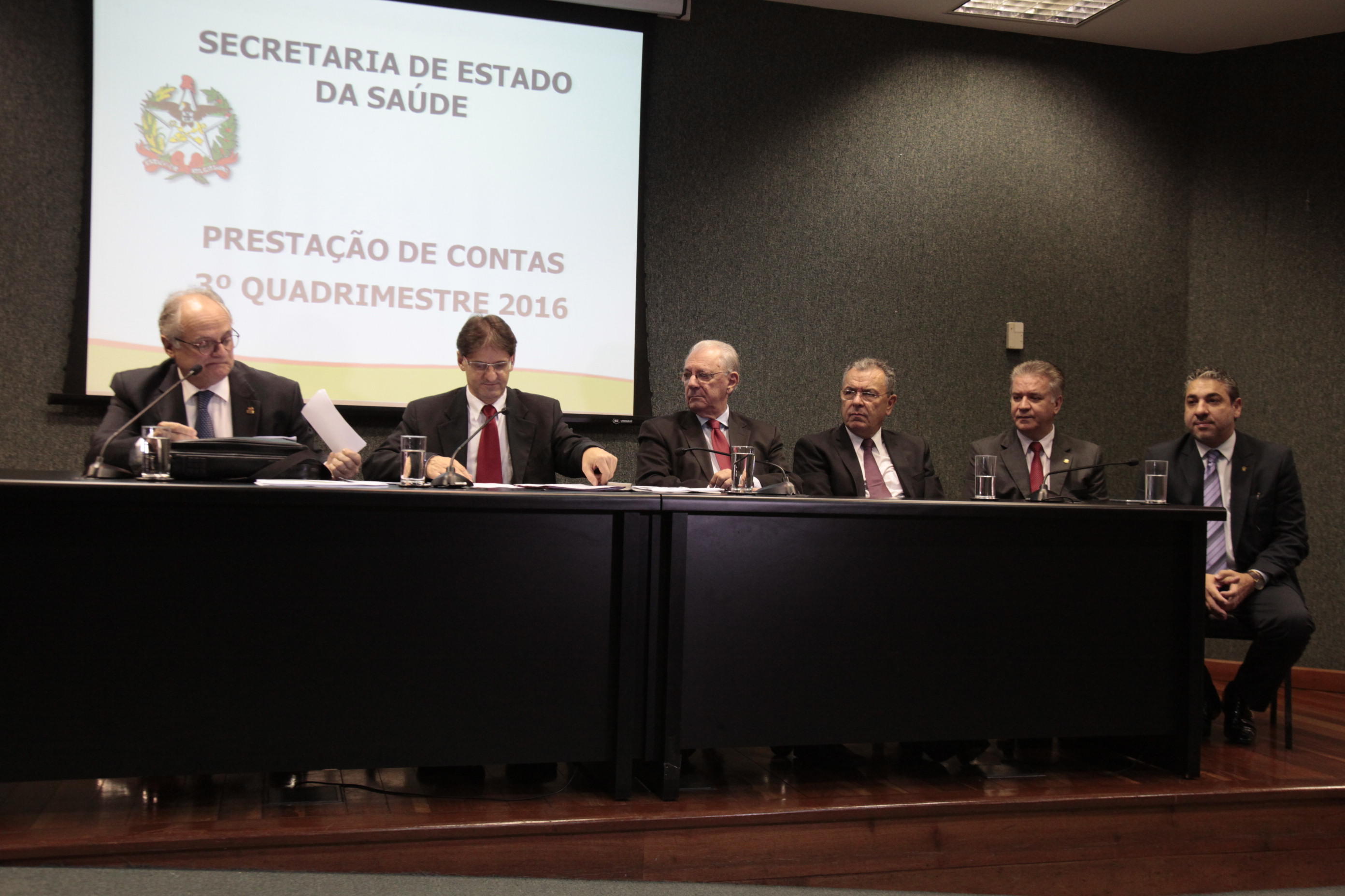 Secretaria de Estado da Saúde Faz Prestação de Contas do Terceiro Quadrimestre de 2016.