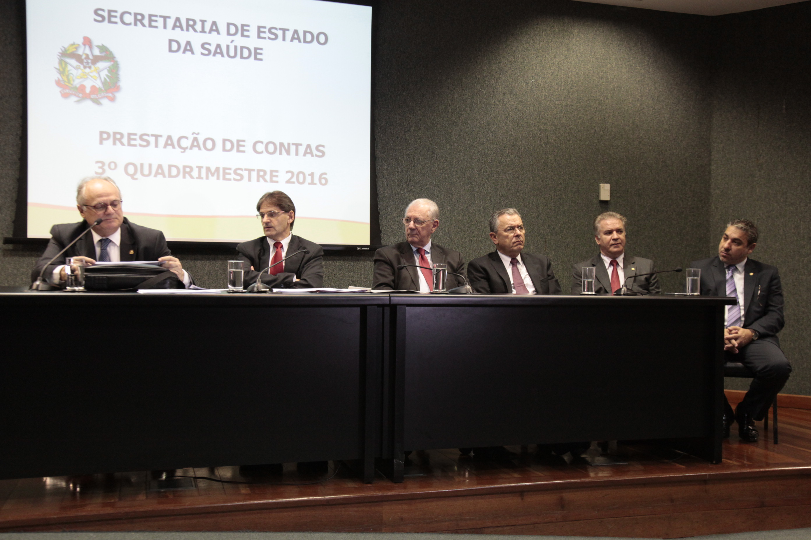 Secretaria de Estado da Saúde Faz Prestação de Contas do Terceiro Quadrimestre de 2016.