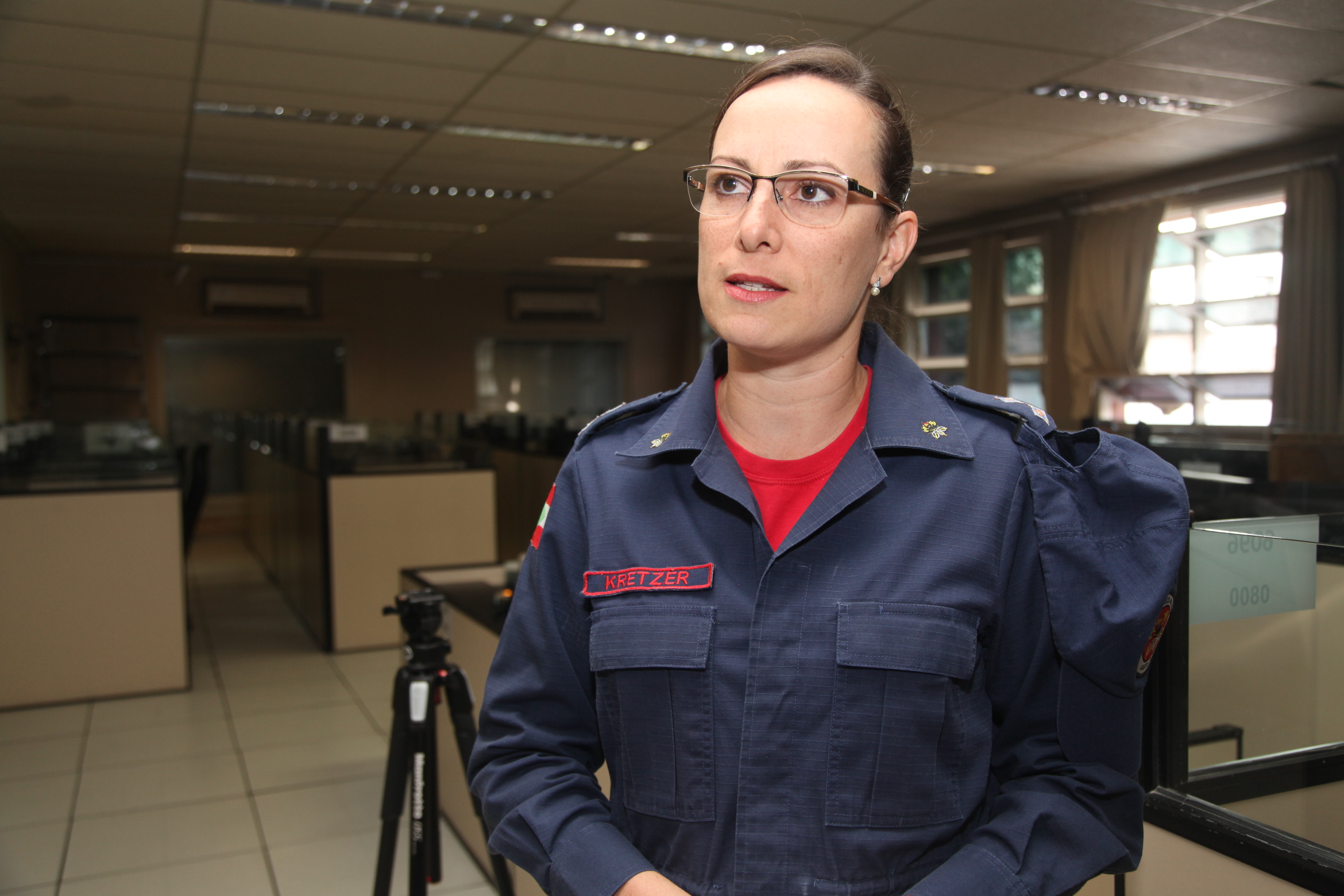 Tenente Juliana Kretzer.