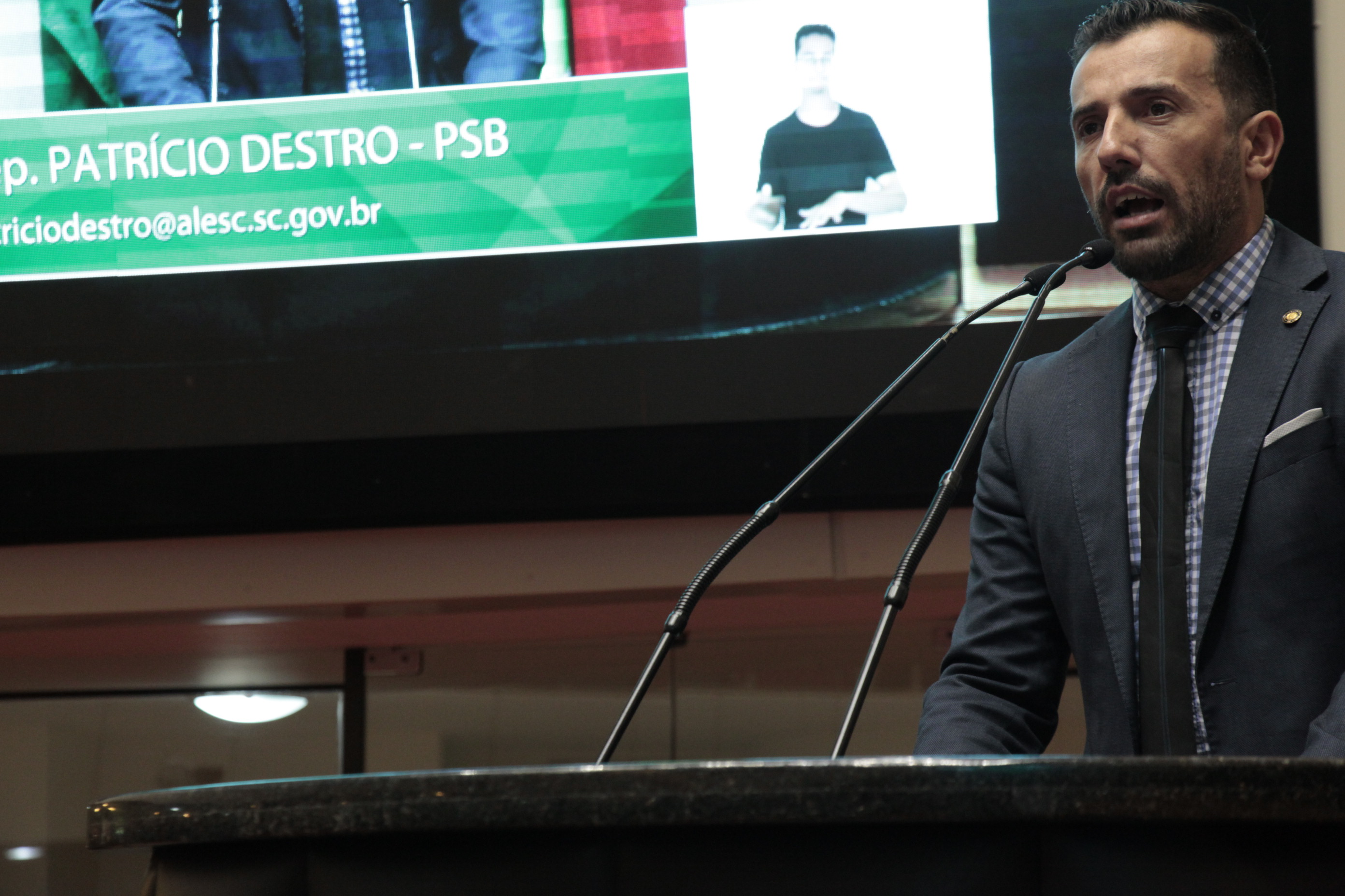Sessão Ordinária. Deputado Patrício Destro (PSB)