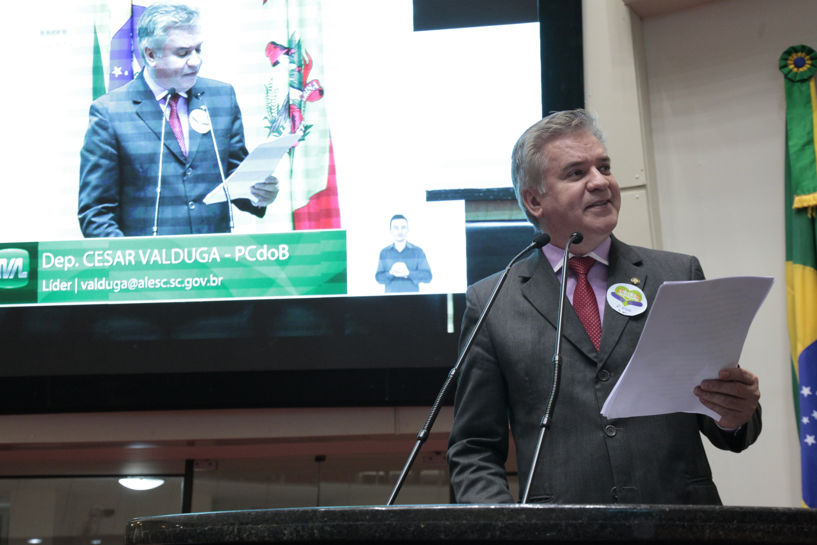 Sessão Ordinária. Deputado César Valduga (PCdoB)