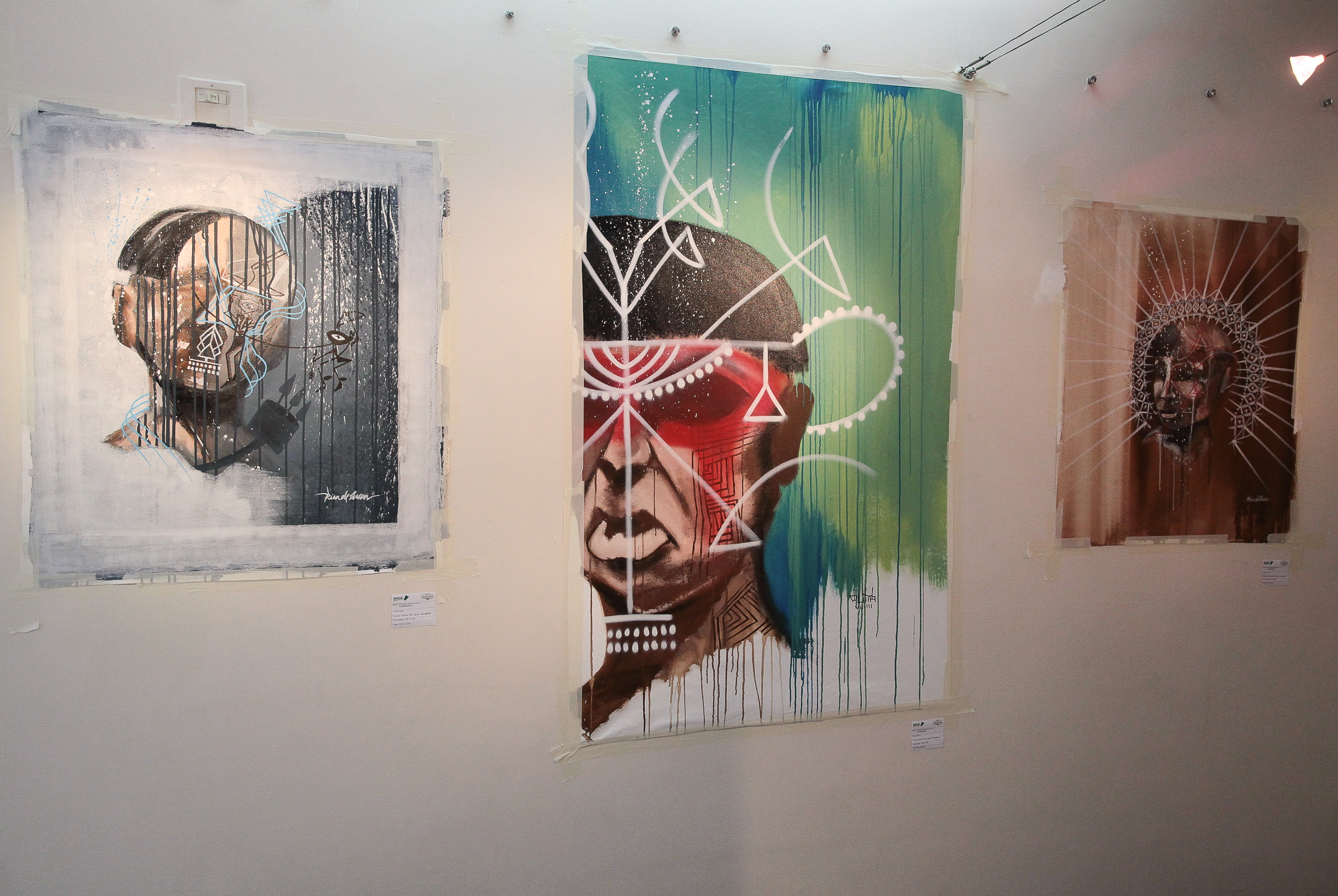 Exposição Ancestrais do artista Rica de Lucca.