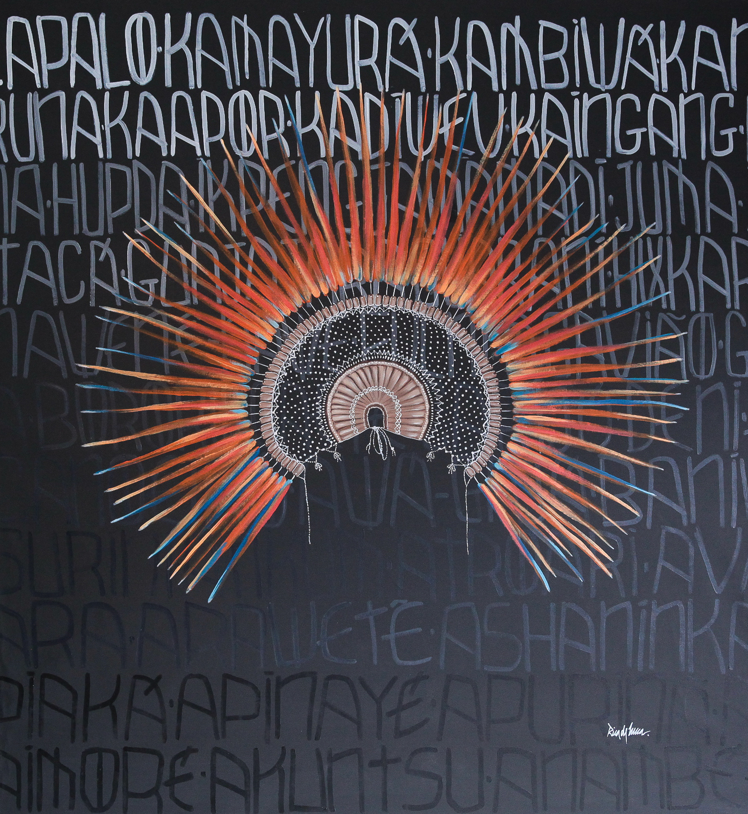 Exposição Ancestrais do artista Rica de Lucca.