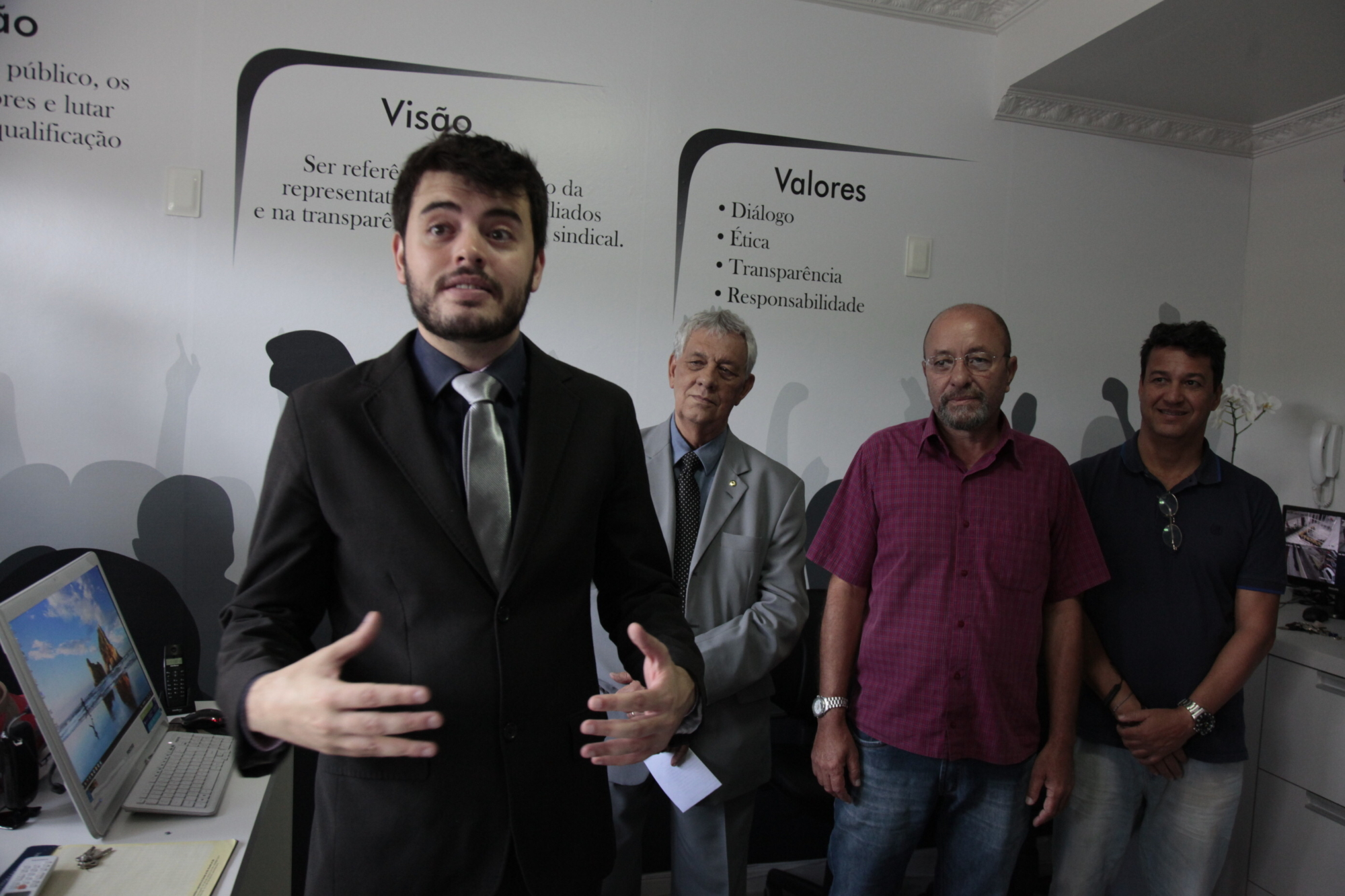 Diego Vieira, presidente do Sindalesc