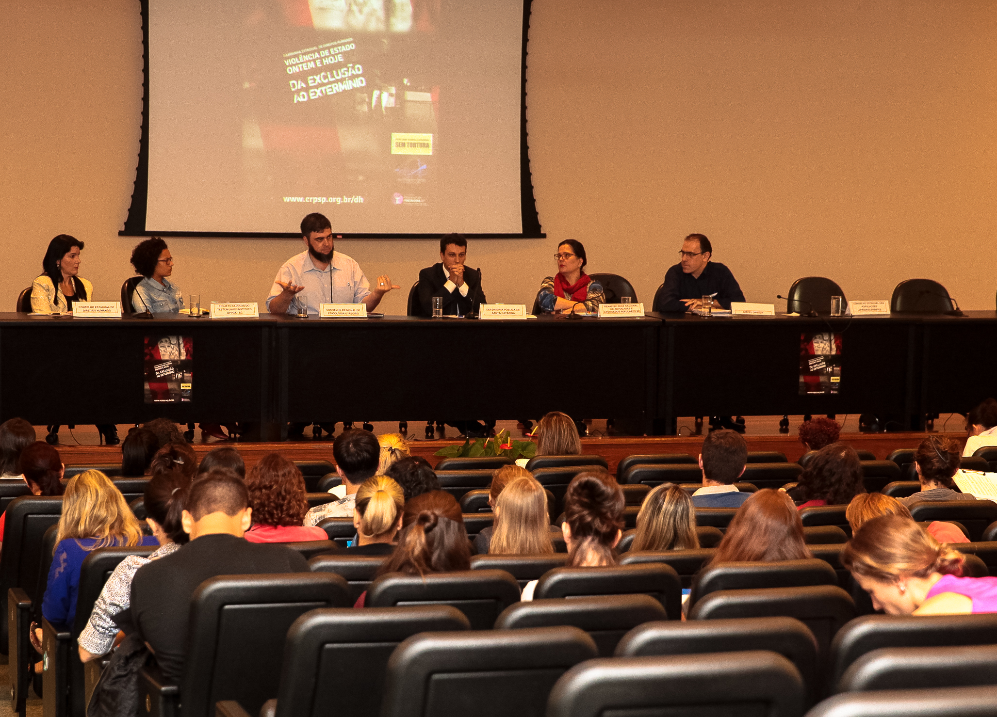 Seminário Violência de Estado ontem e hoje: da exclusão ao extermínio.