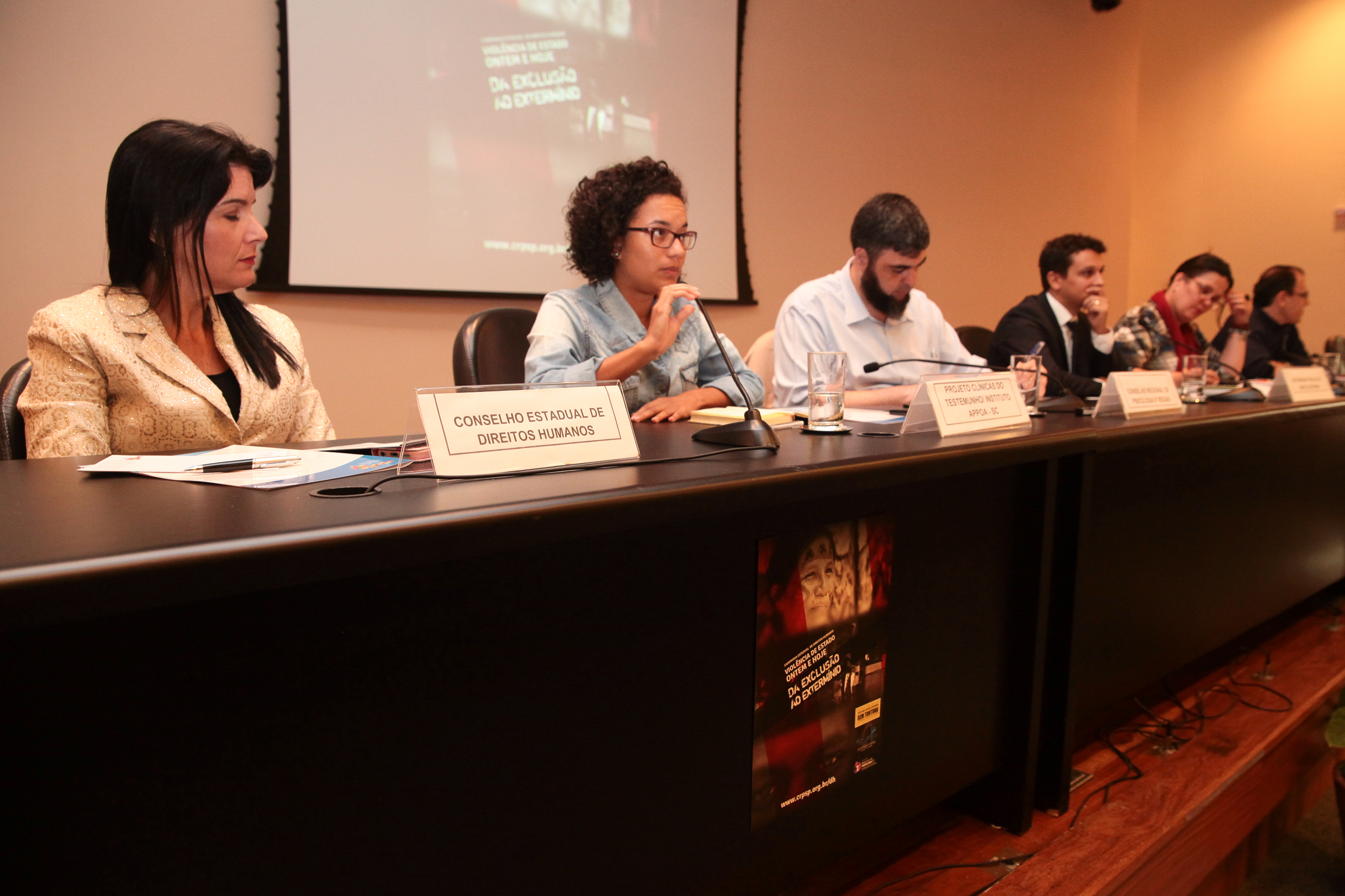 Seminário Violência de Estado ontem e hoje: da exclusão ao extermínio.