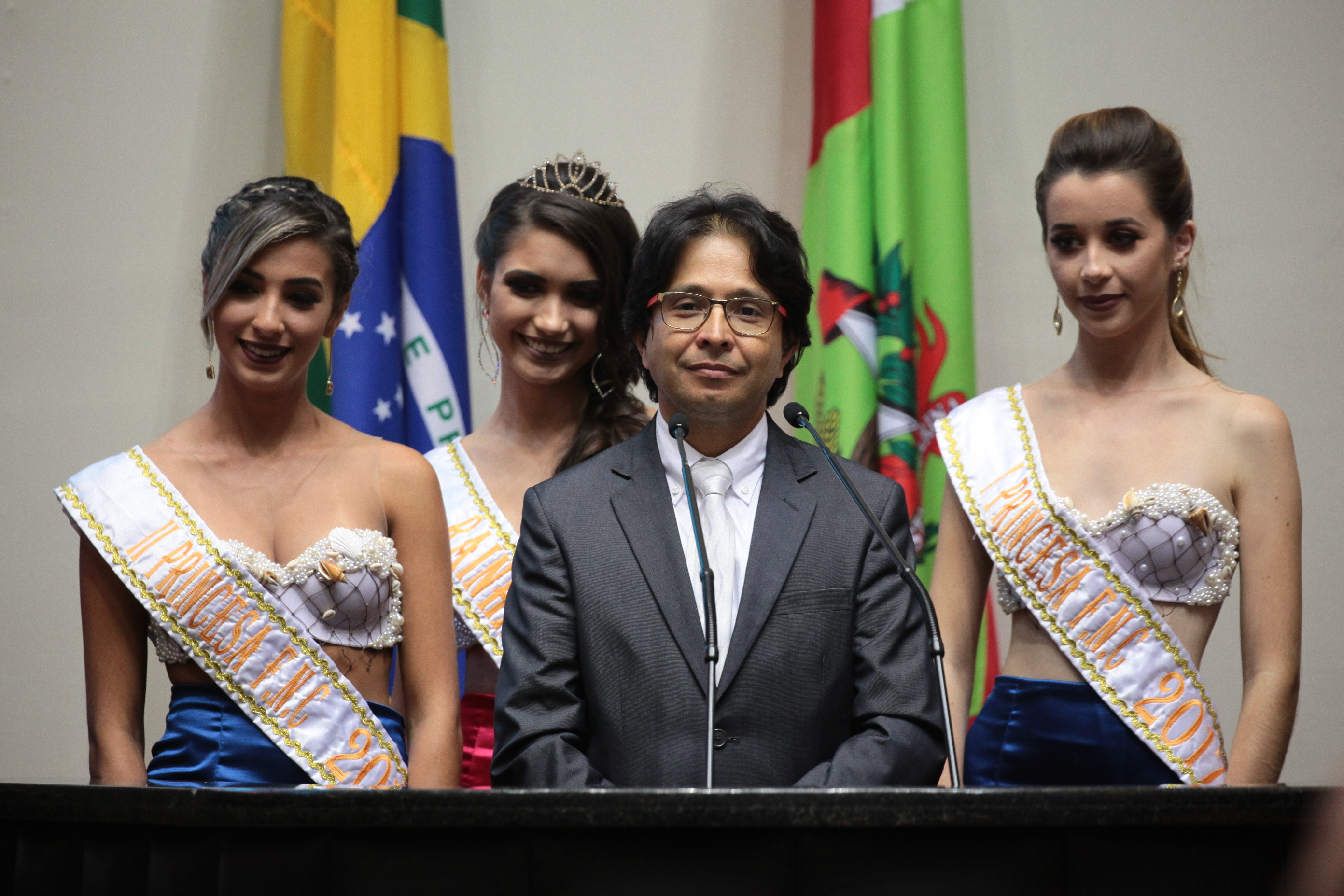 Lançamento da Festa do Camarão em Imbituba.