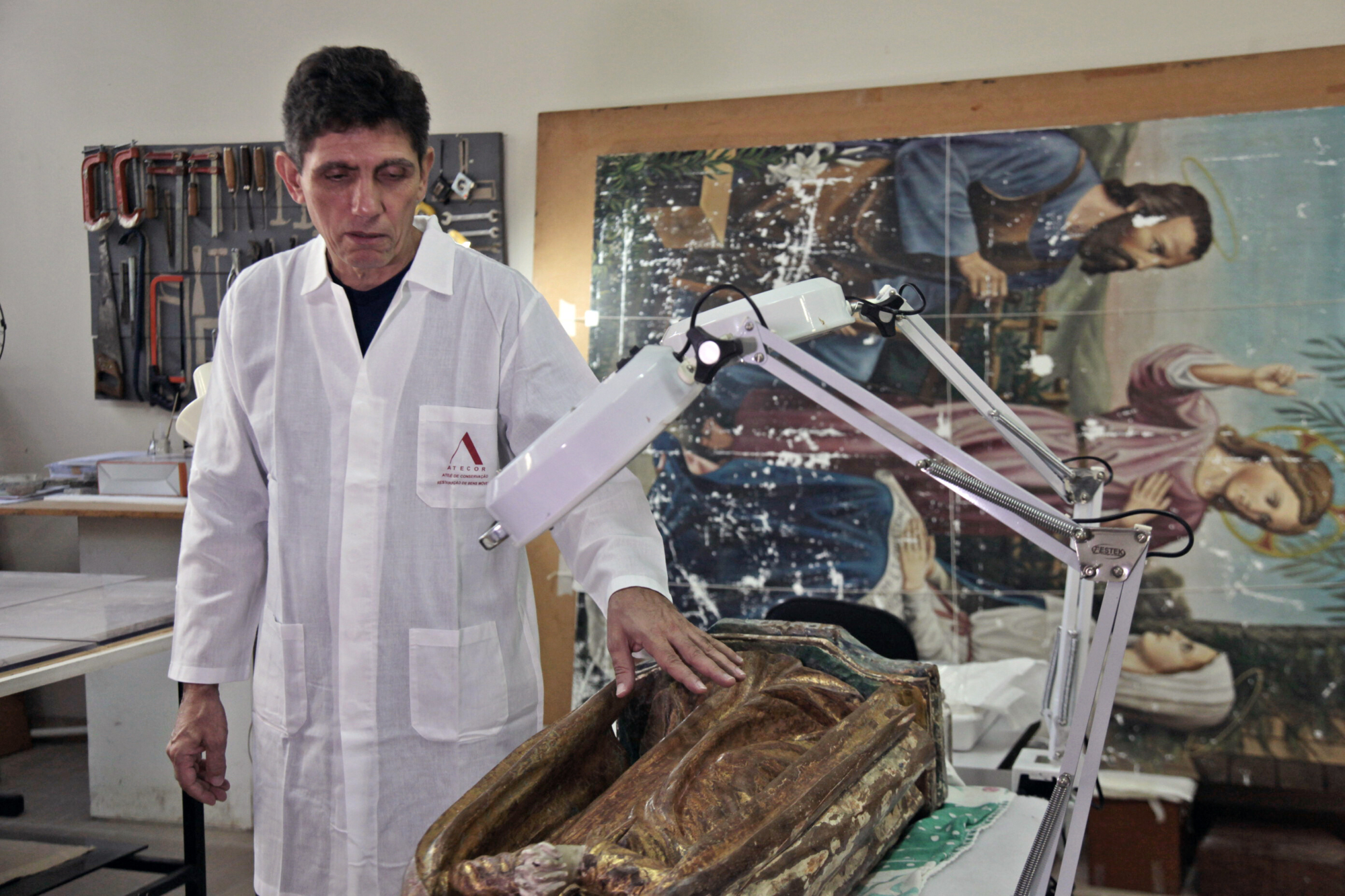 Marcelino Correia, restaurador e conservador do Atecor