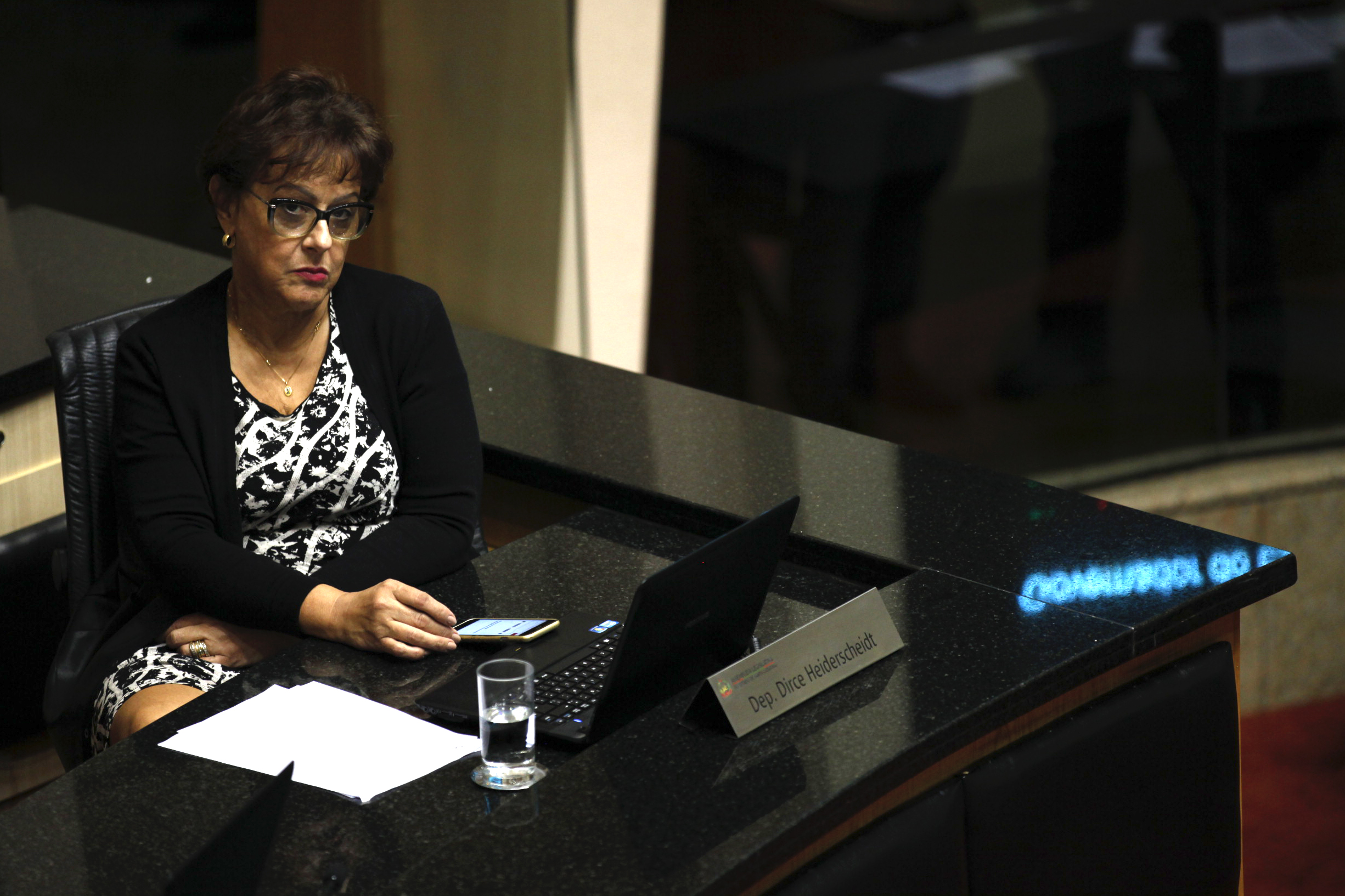 Deputada Dirce Heiderscheidt (PMDB)  - Sessão Ordinária. Foto: Karina Ferreira
