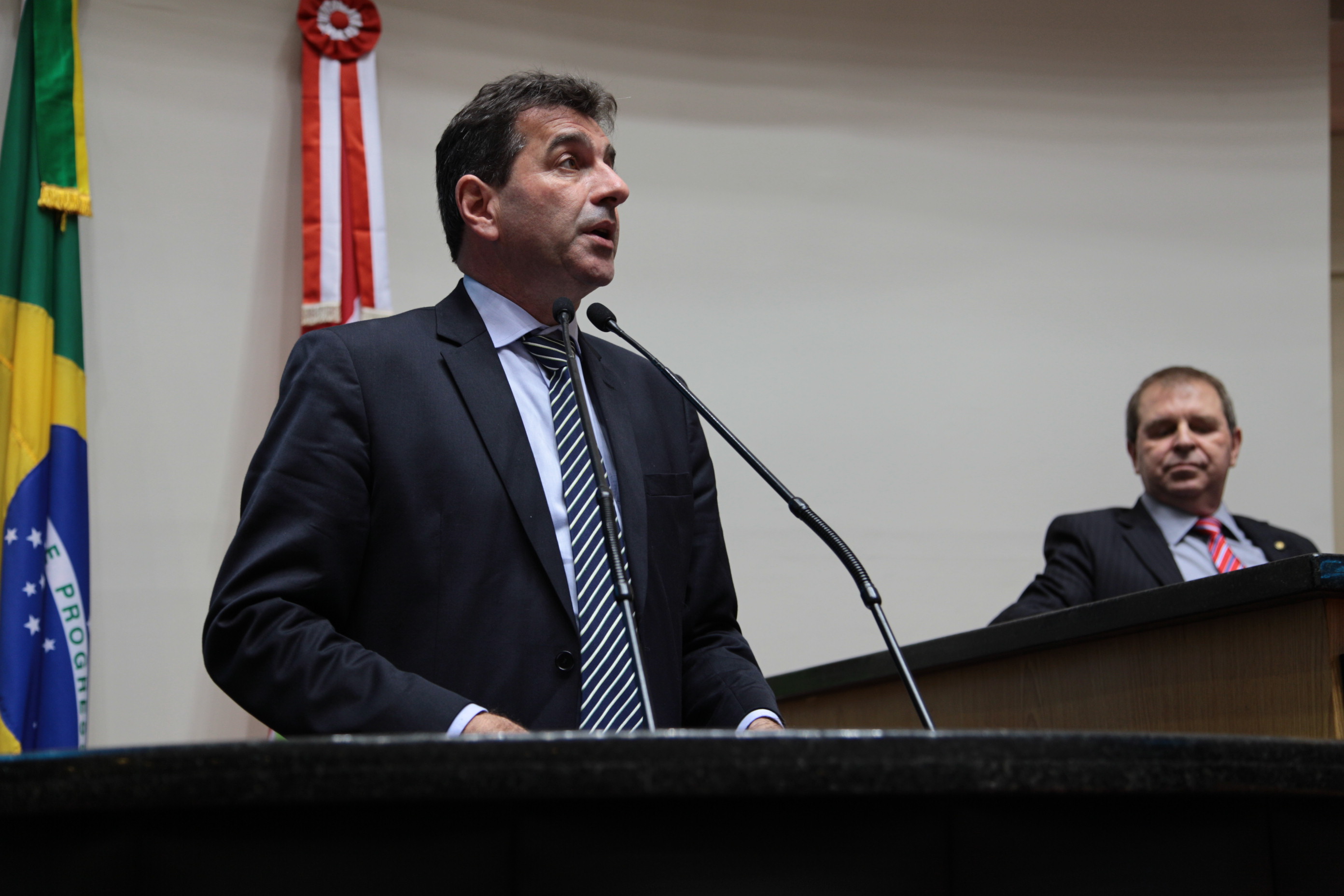 Deputado Valdir Cobalchini (PMDB) - Sessão Ordinária. Foto: Solon Soares