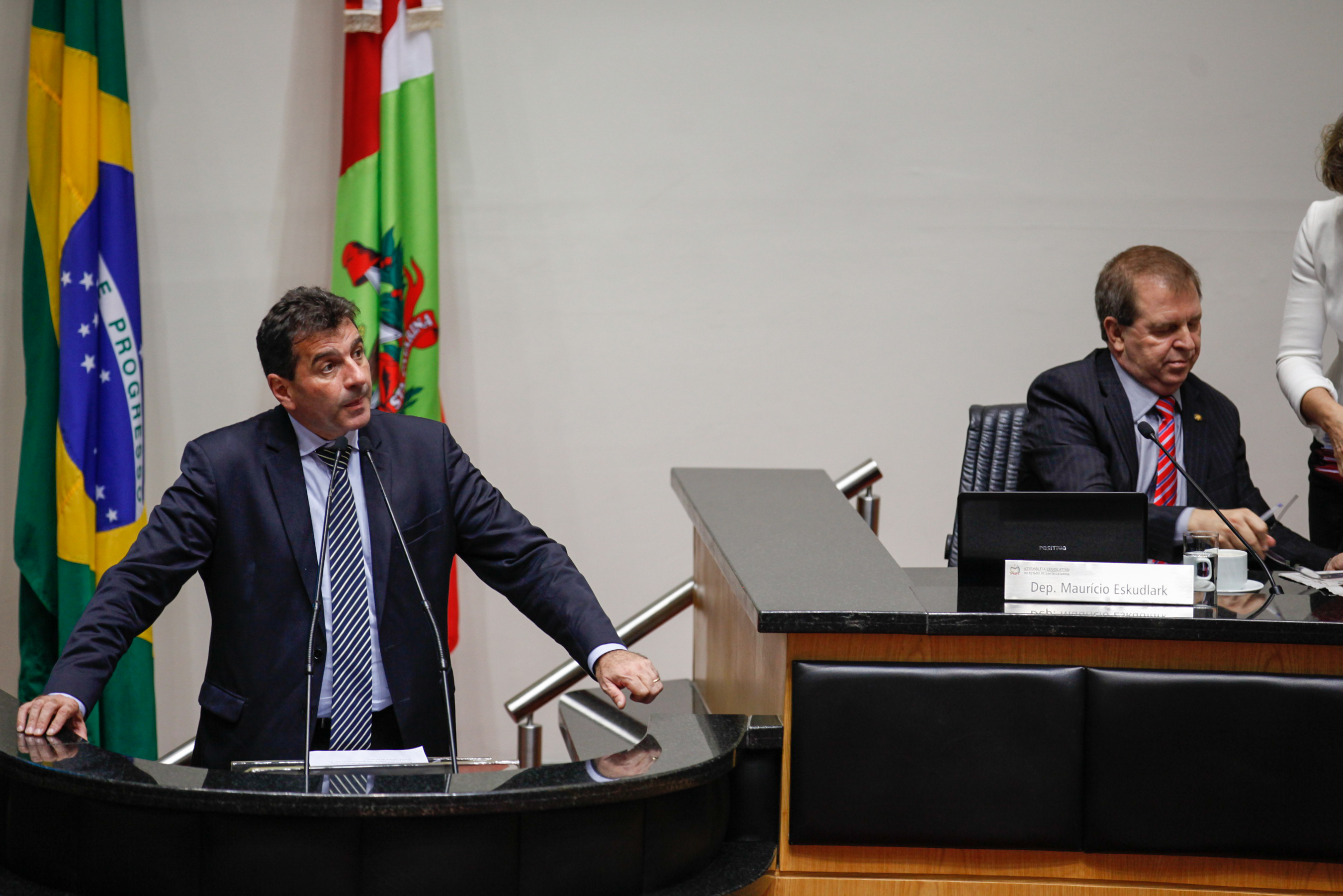 Deputado Valdir Cobalchini (PMDB) - Sessão Ordinária. Foto: Karina Ferreira