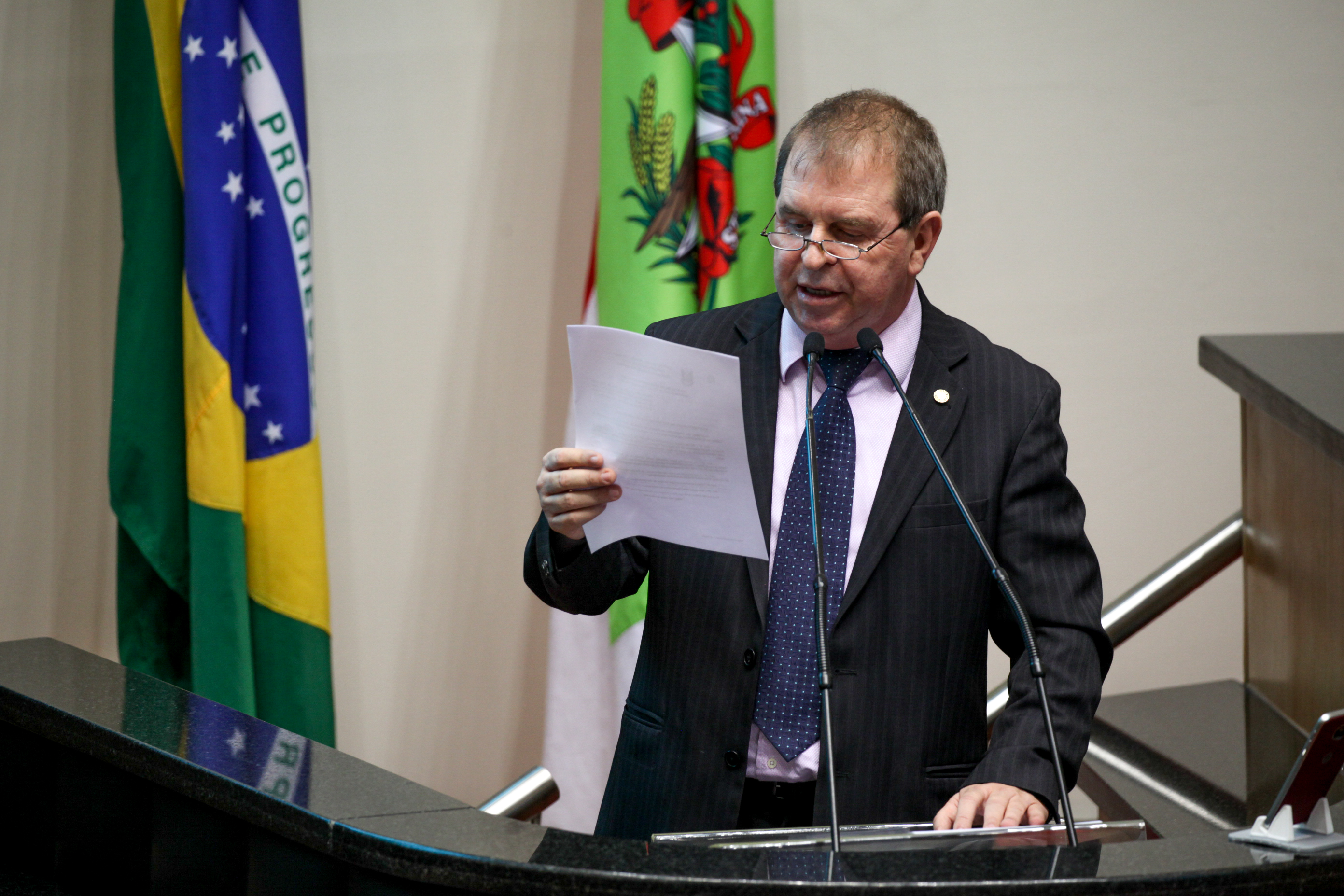 Sessão Ordinária. Deputado Maurício Eskudlark (PR). Foto: Karina Ferreira