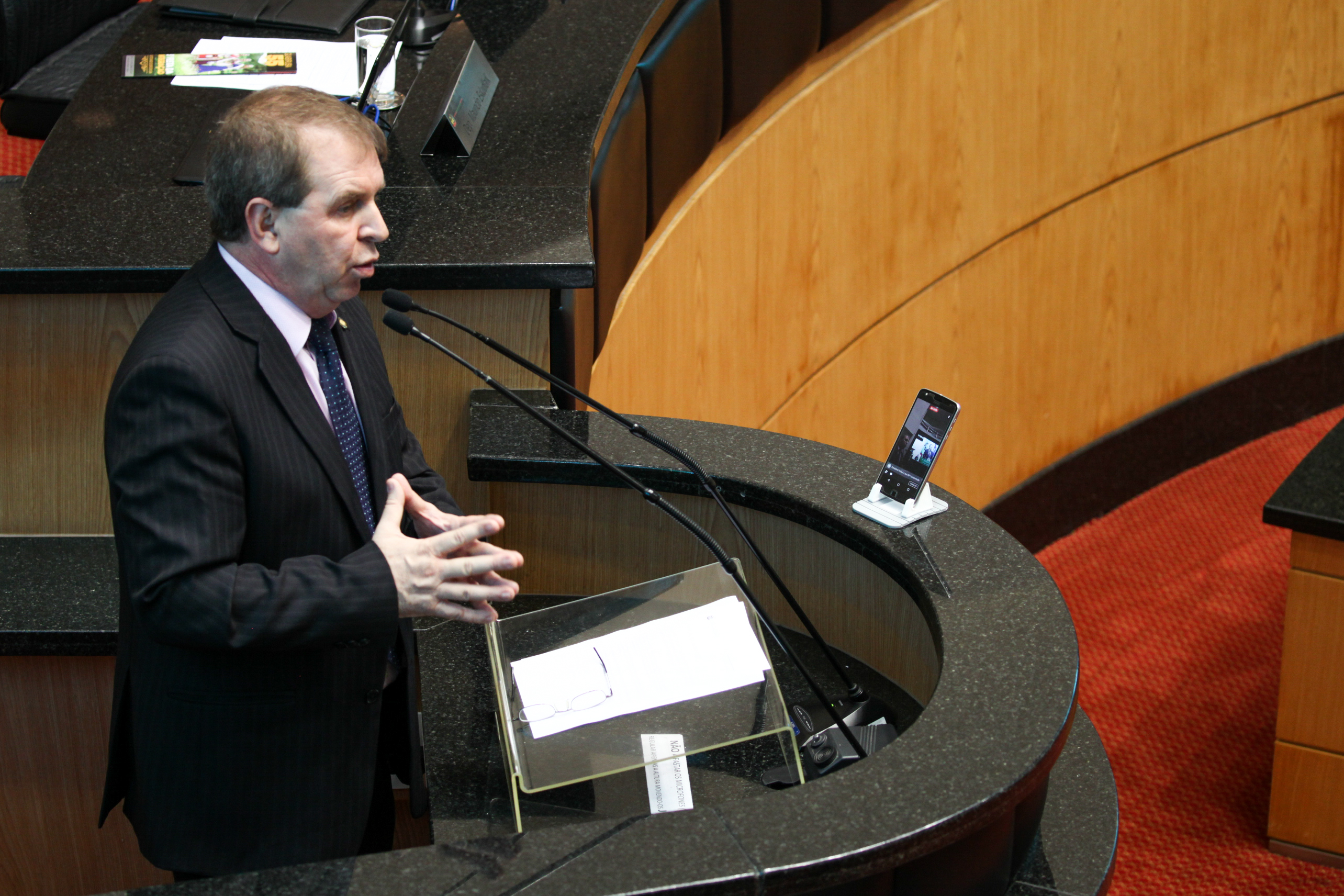Sessão Ordinária. Deputado Maurício Eskudlark (PR). Foto: Karina Ferreira