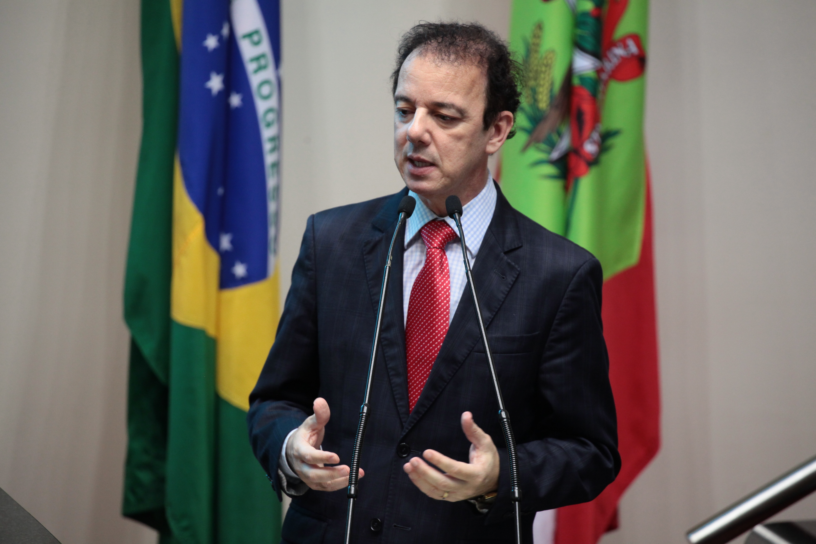 Sessão Ordinária. Deputado Ismael dos Santos (PSD). Foto: Miriam Zomer