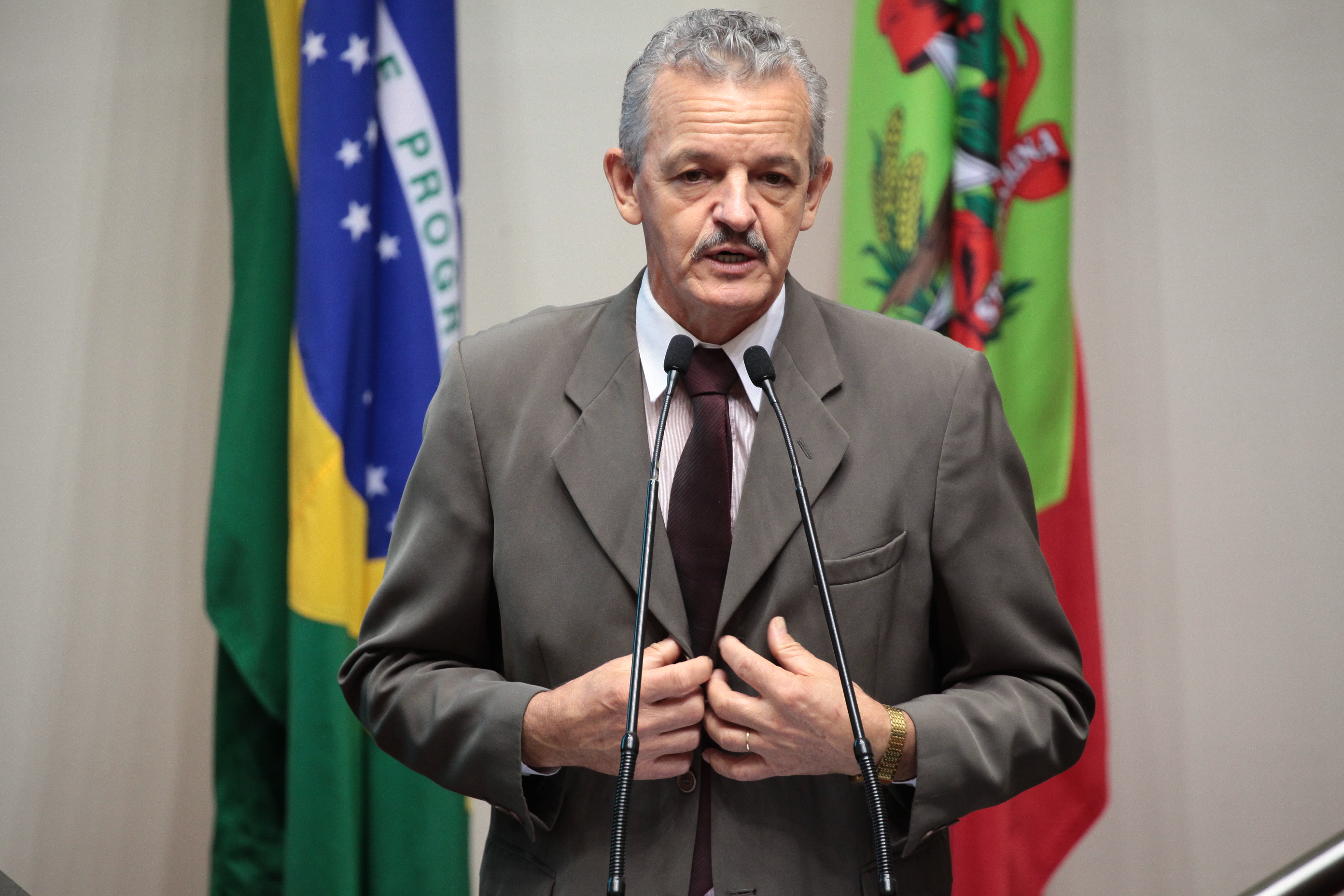 Sessão Ordinária. Deputado Dirceu Dresch (PT). Foto: Miriam Zomer