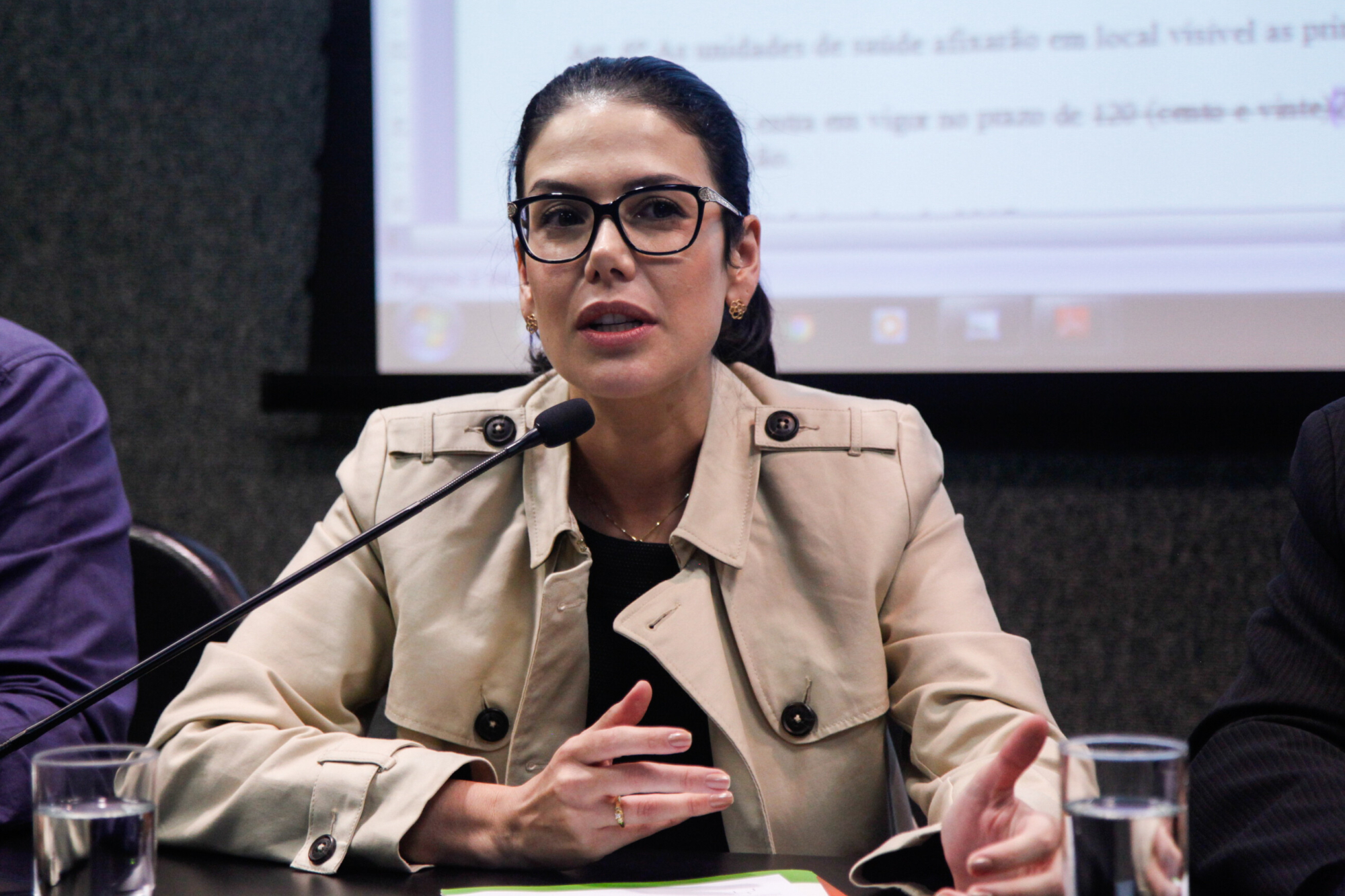 Promotora Caroline Cabral Zonta, coordenadora adjunta do Centro de Apoio dos Direitos Humanos e do Terceiro Setor do Ministério Público Estadual