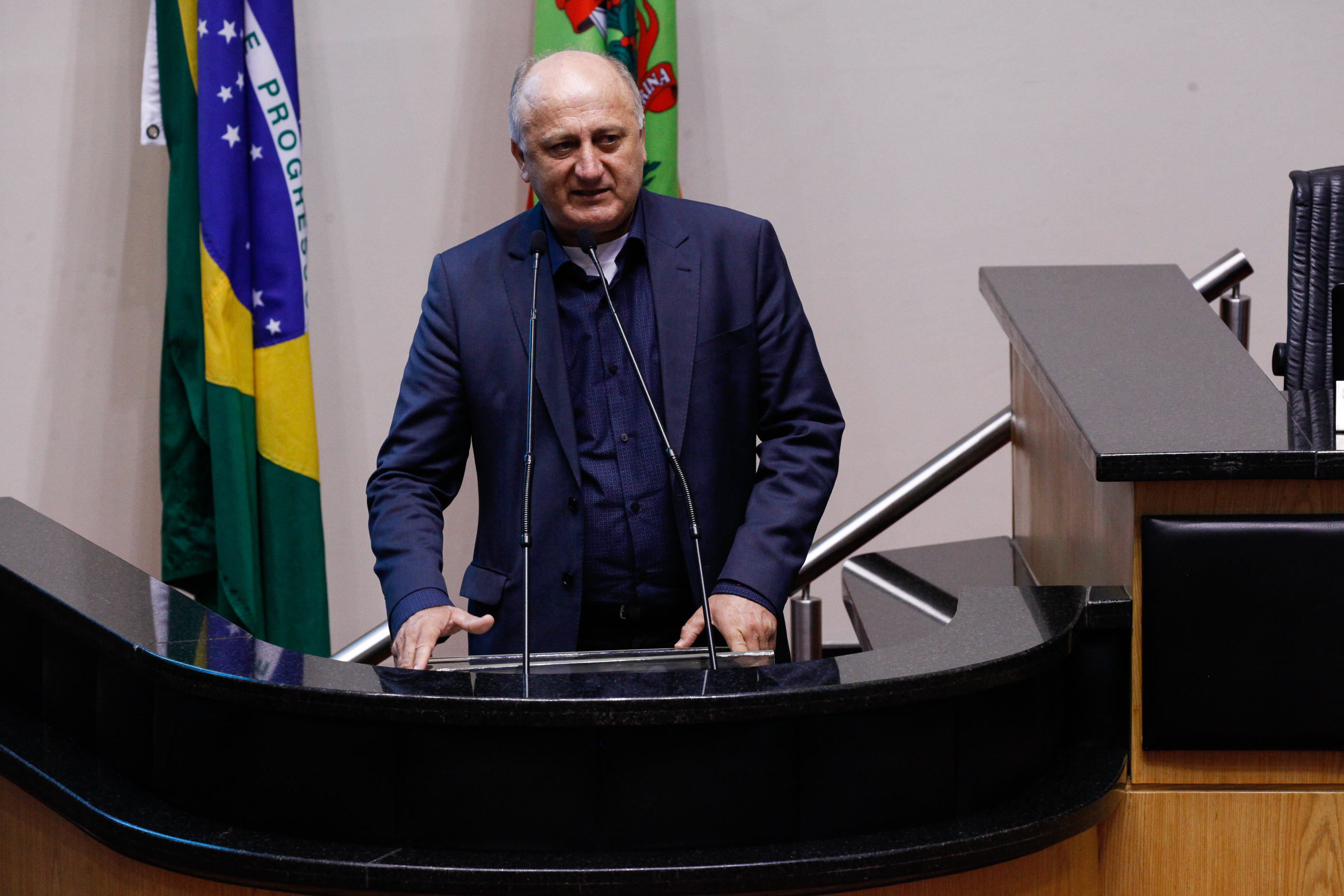Prefeito de Videira Dorival Carlos Borga. Sessão Ordinária.