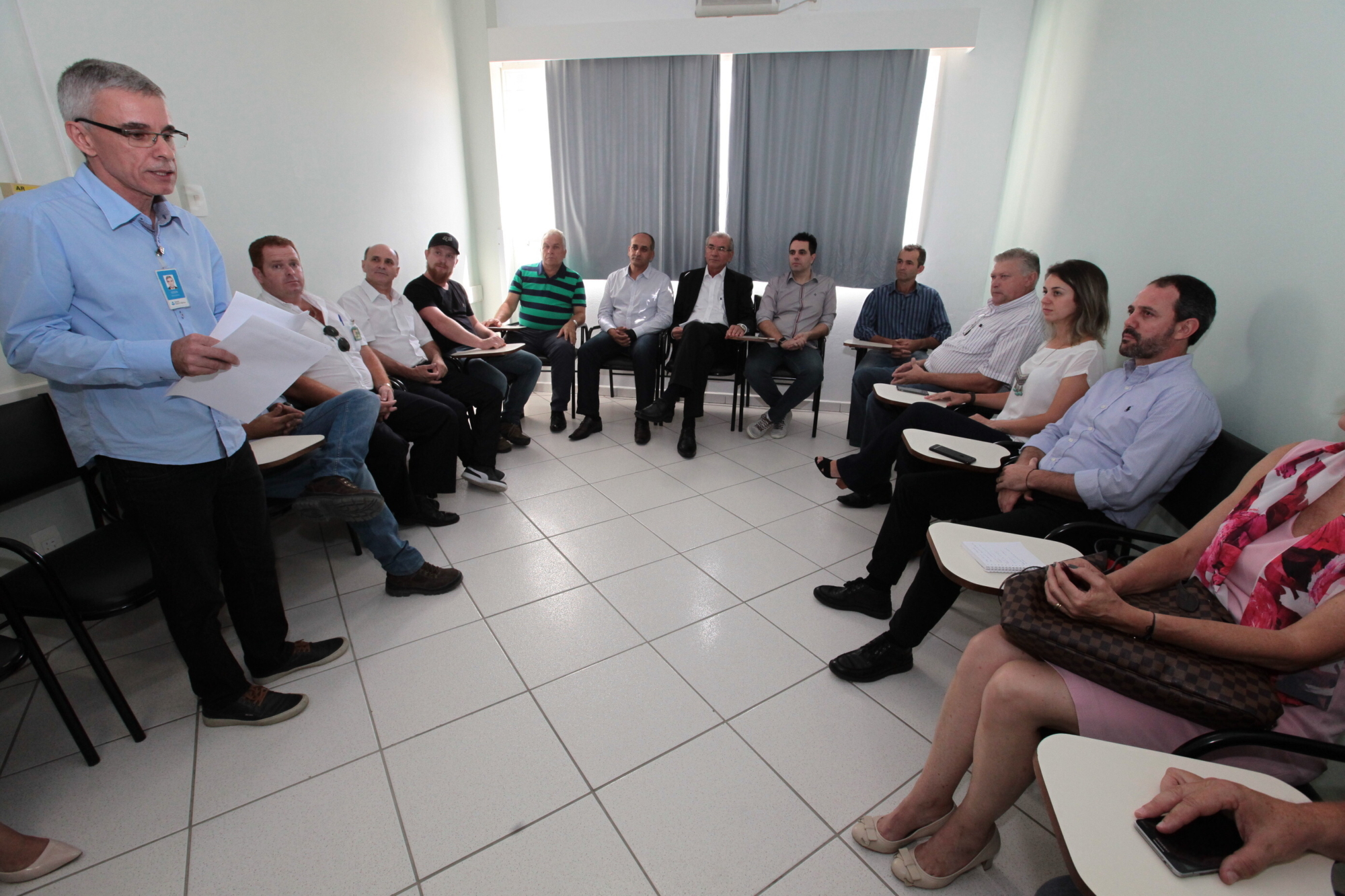 Gestor Edson Roberto Milbratz relata as dificuldades de custeio do hospital