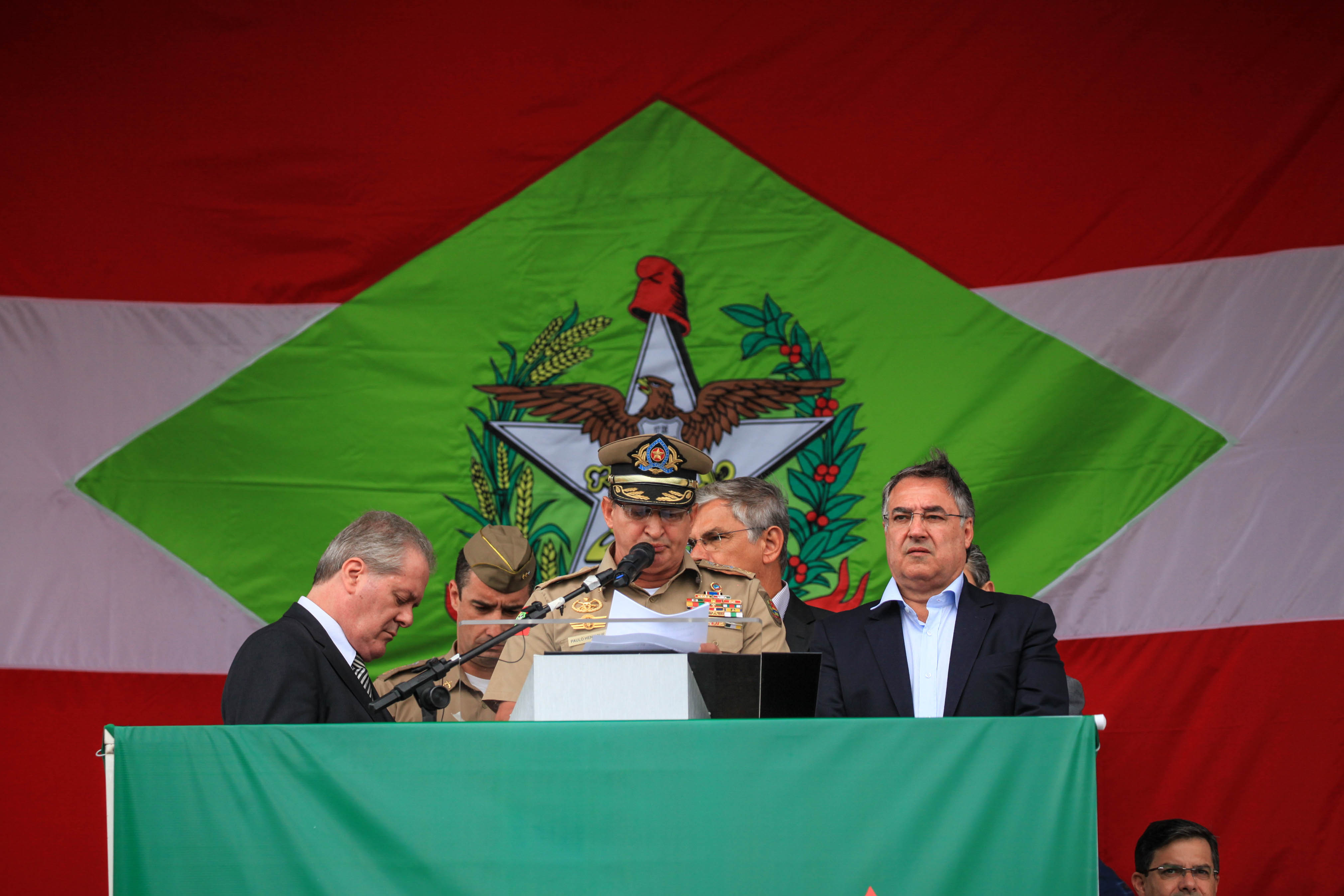 Aula Inaugural de novos Policiais Militares.