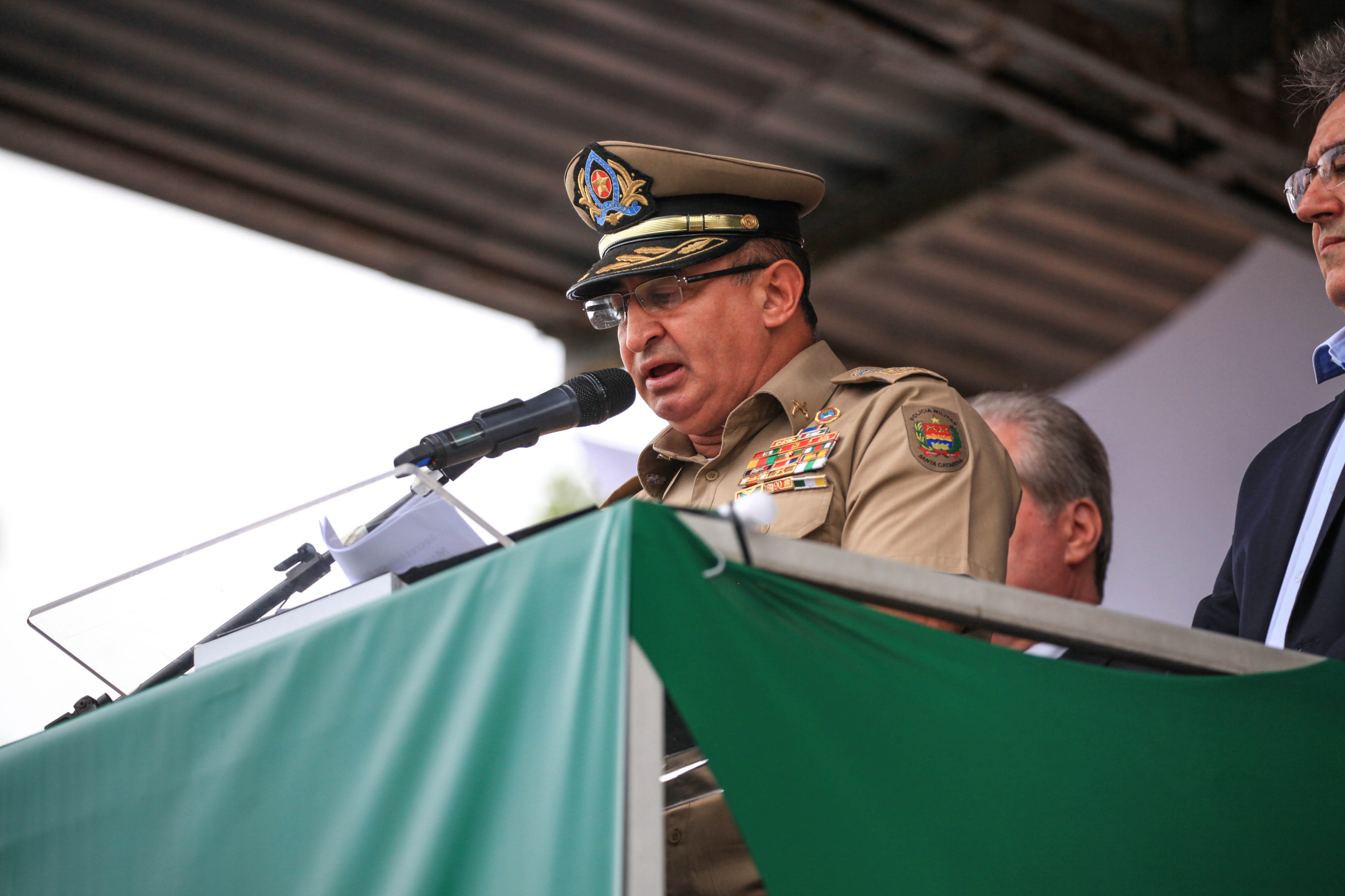 Aula Inaugural de novos Policiais Militares.