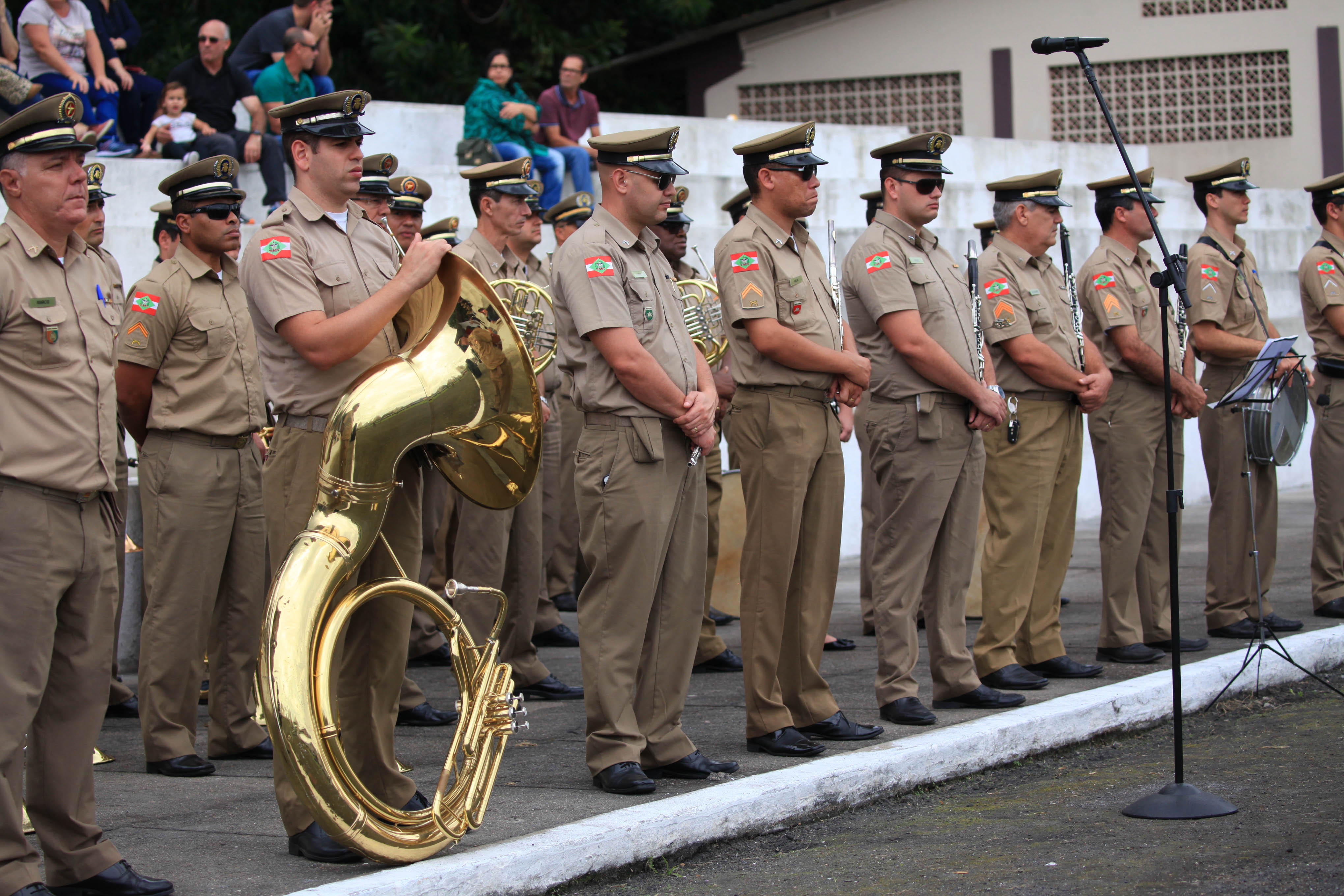 Aula Inaugural de novos Policiais Militares.