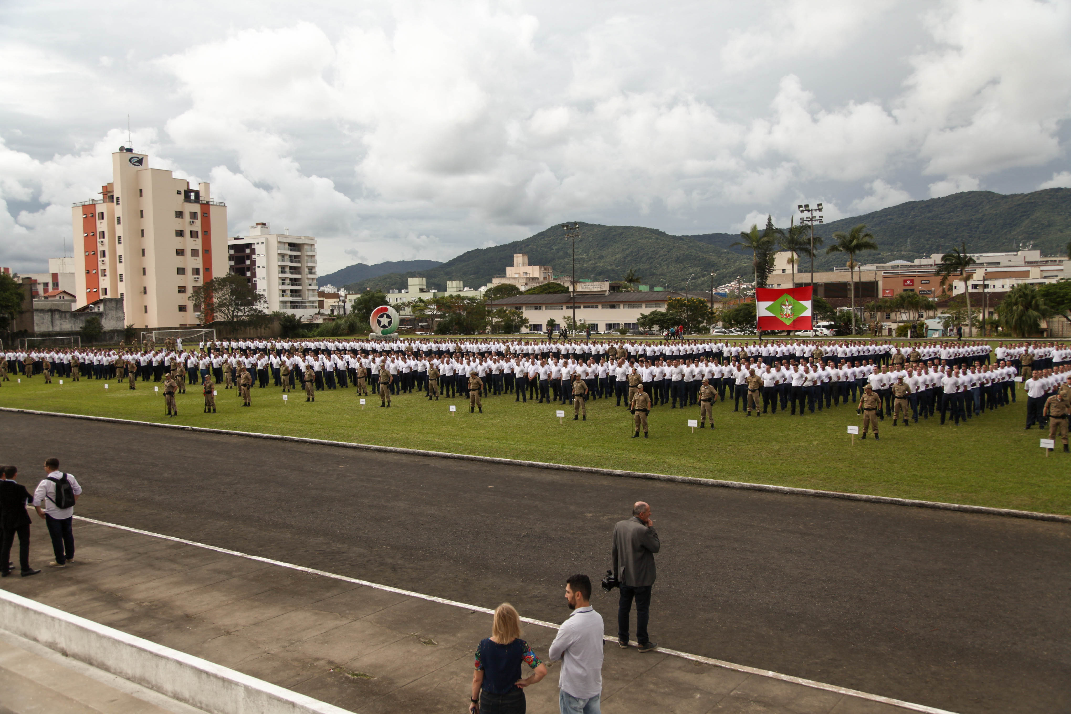 Aula Inaugural de novos Policiais Militares.