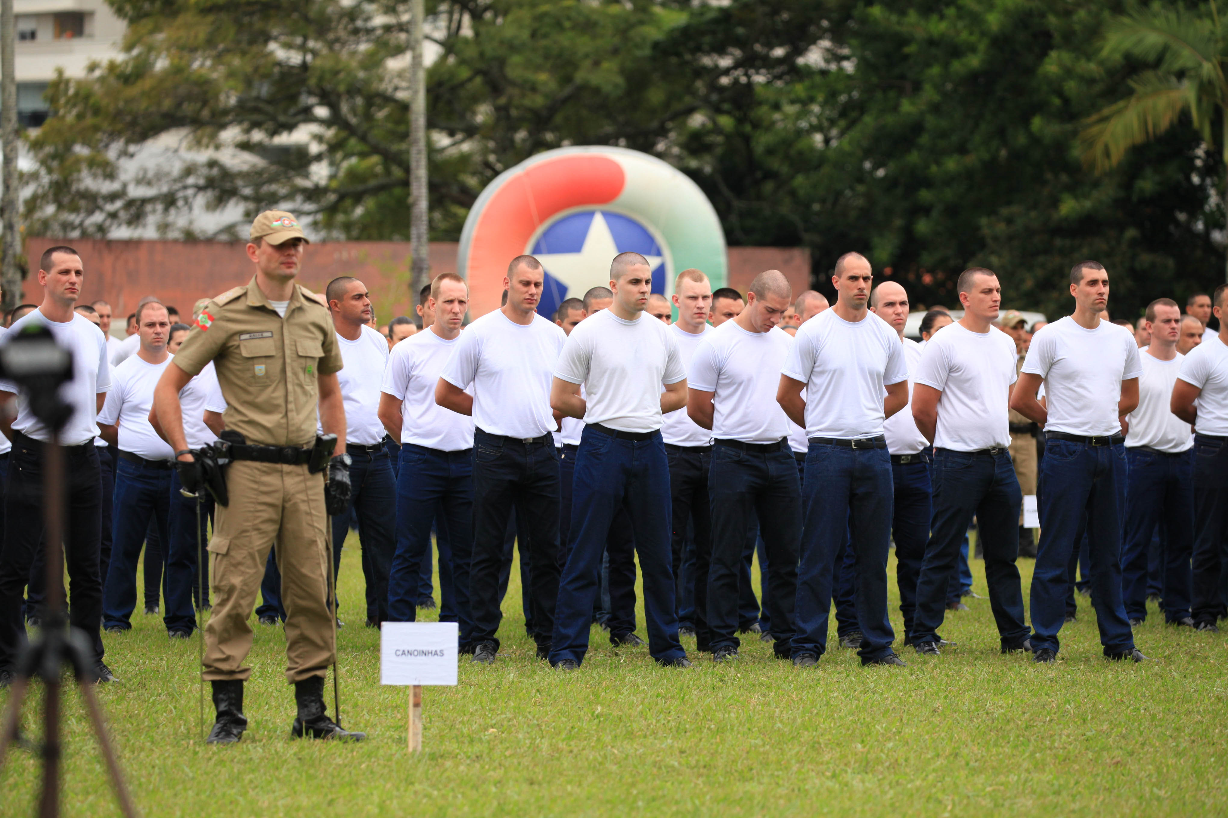 Aula Inaugural de novos Policiais Militares.