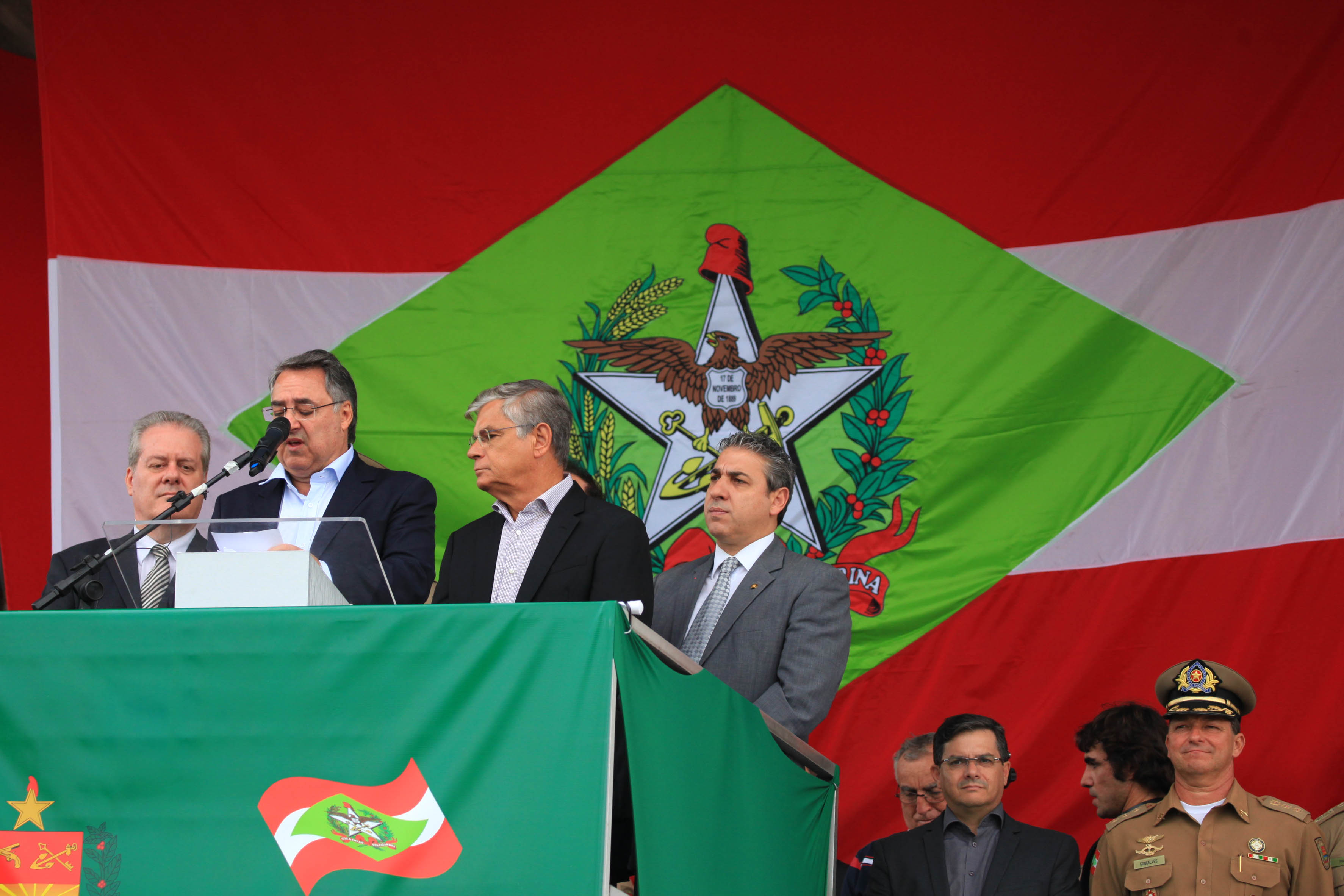 Aula Inaugural de novos Policiais Militares.
