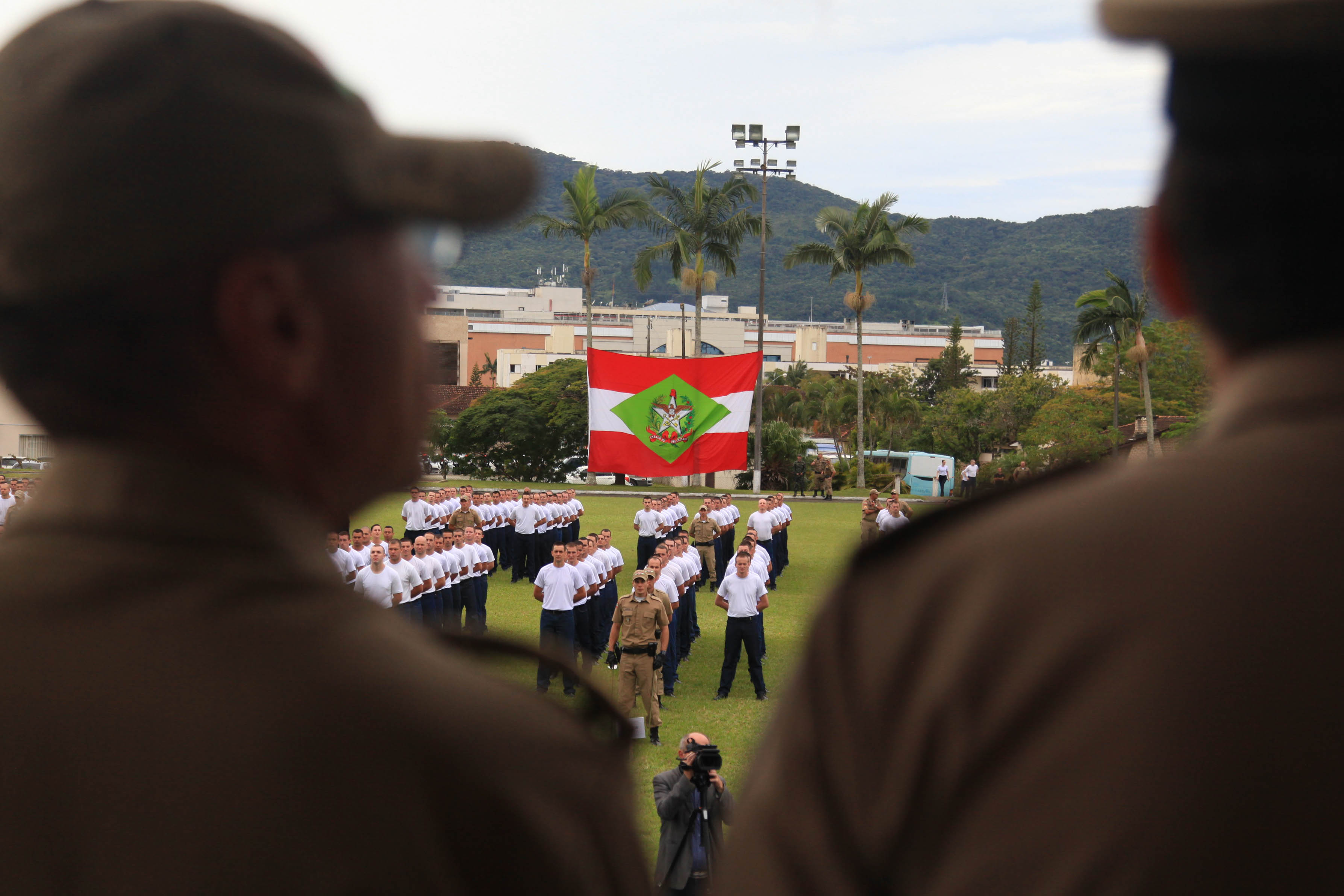Aula Inaugural de novos Policiais Militares.