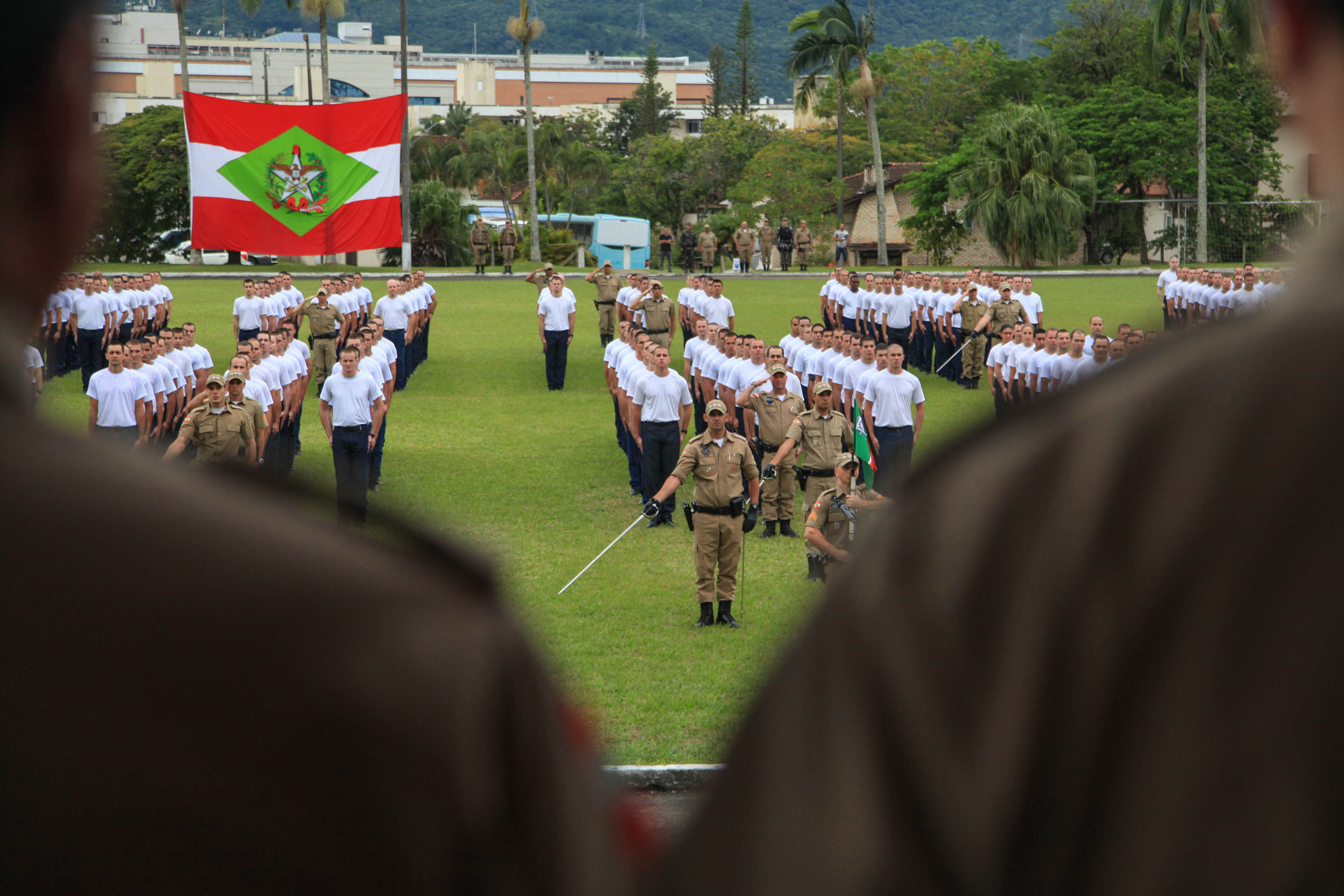 Aula Inaugural de novos Policiais Militares.
