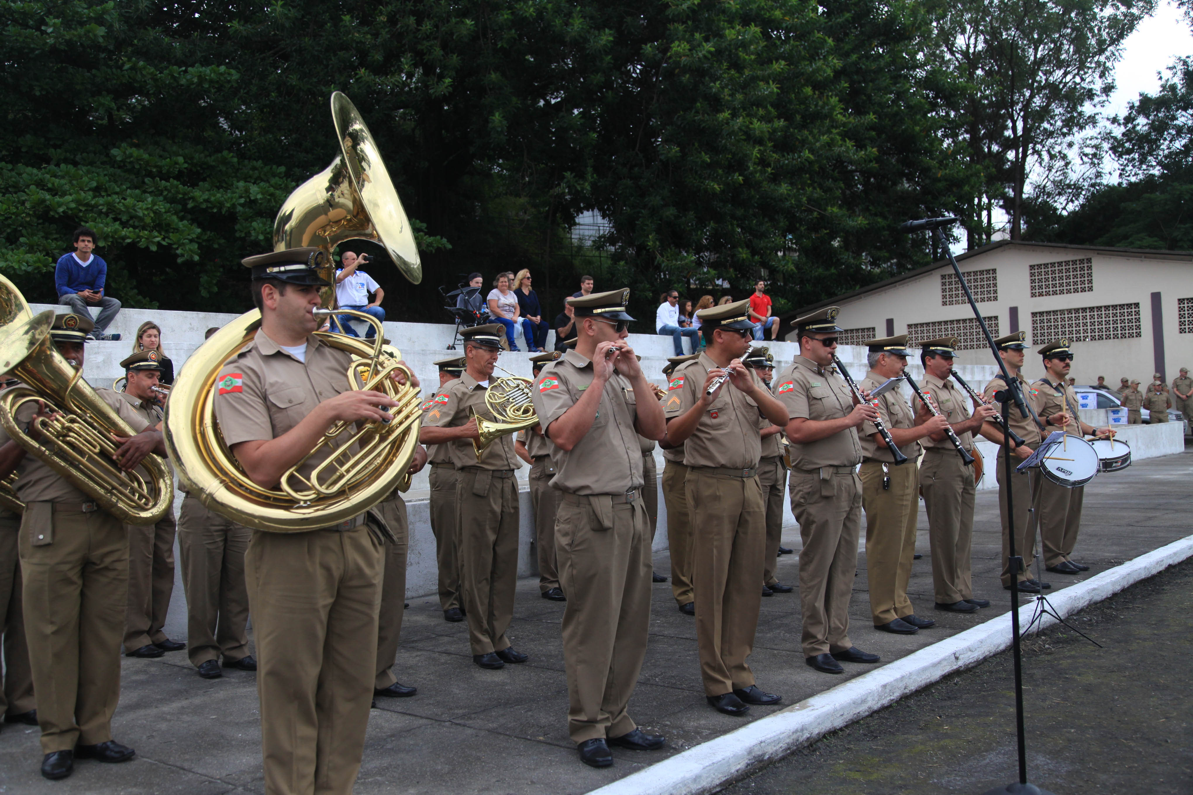 Aula Inaugural de novos Policiais Militares.