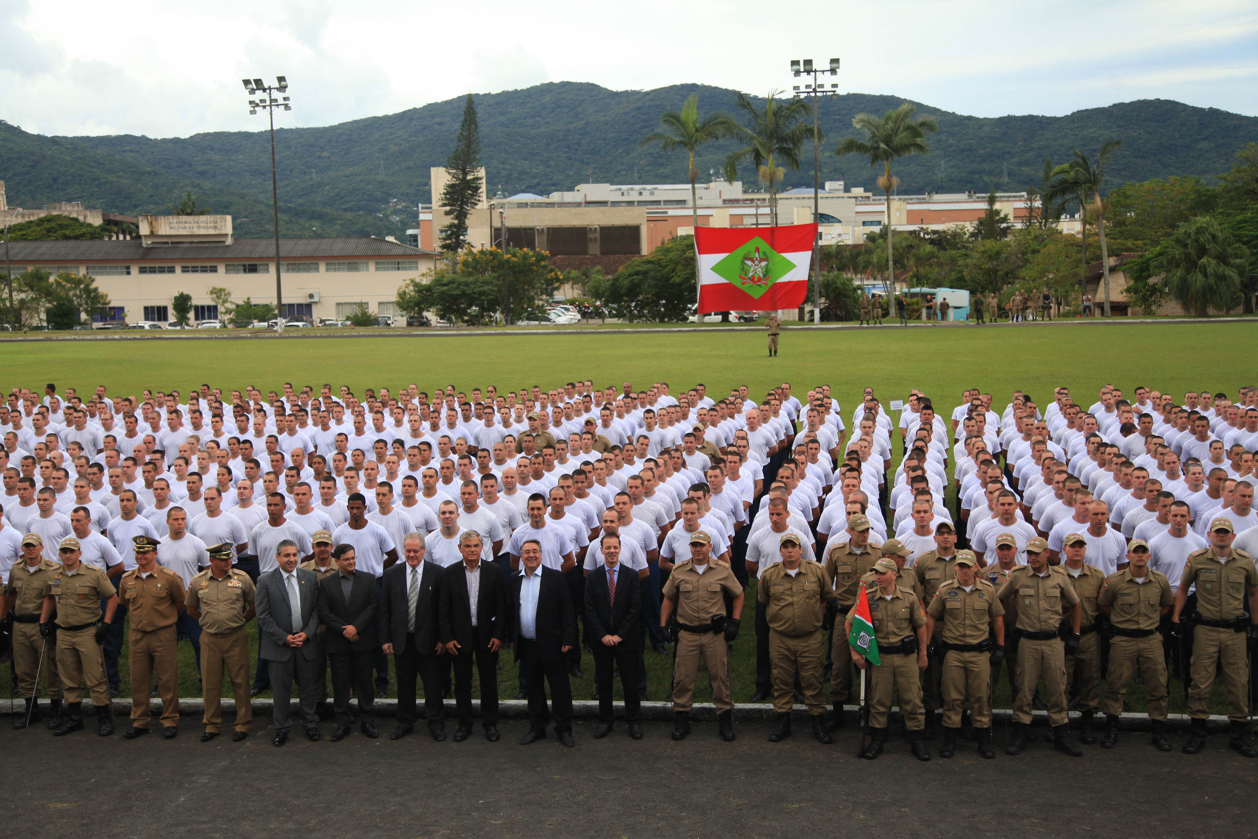 Aula Inaugural de novos Policiais Militares.