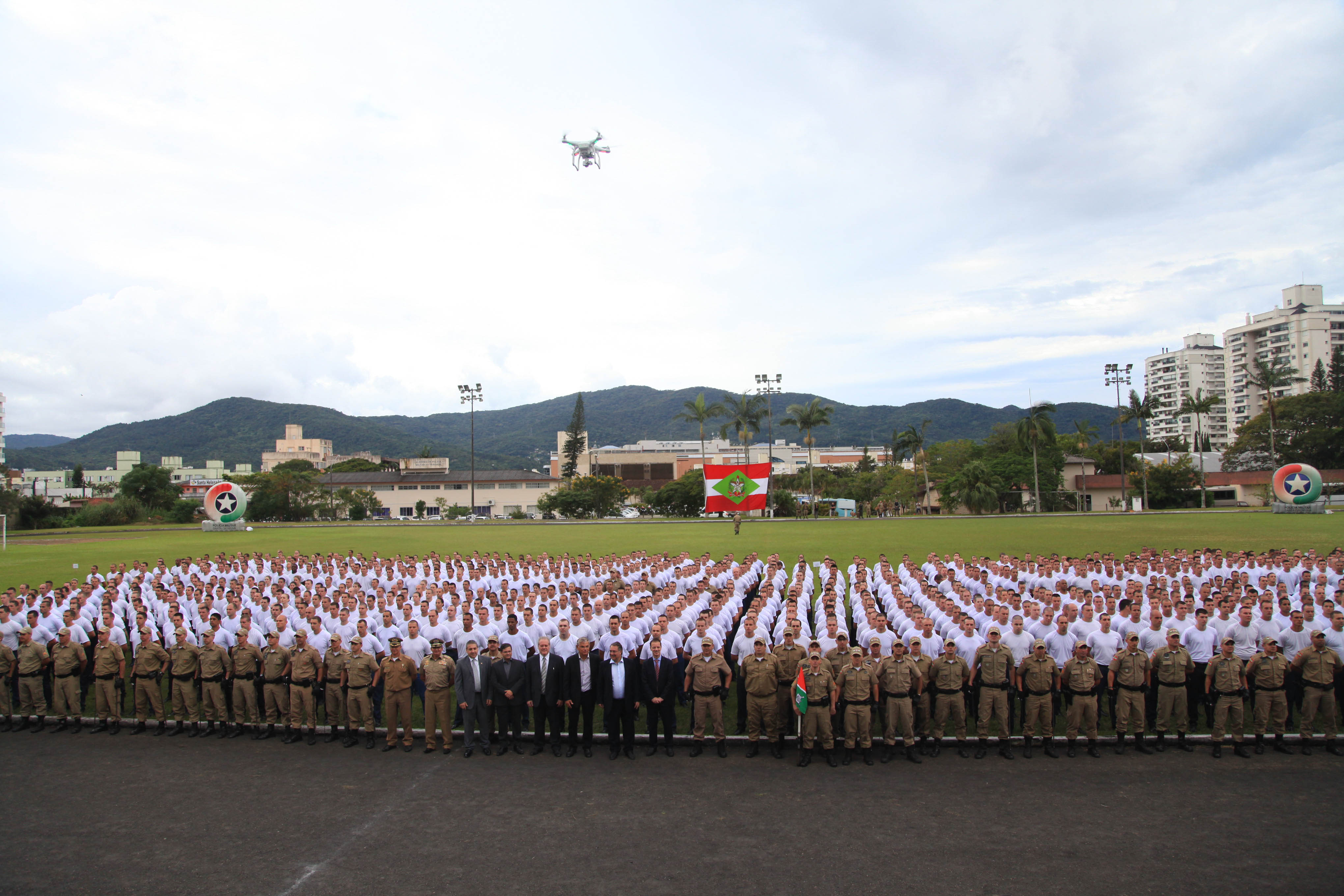 Aula Inaugural de novos Policiais Militares.