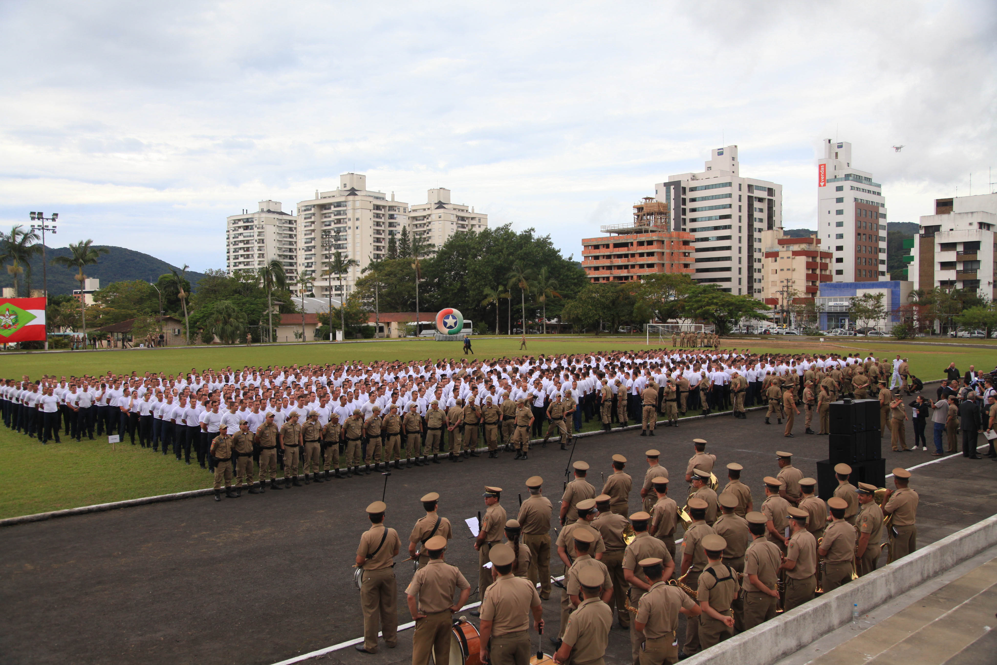 Aula Inaugural de novos Policiais Militares.