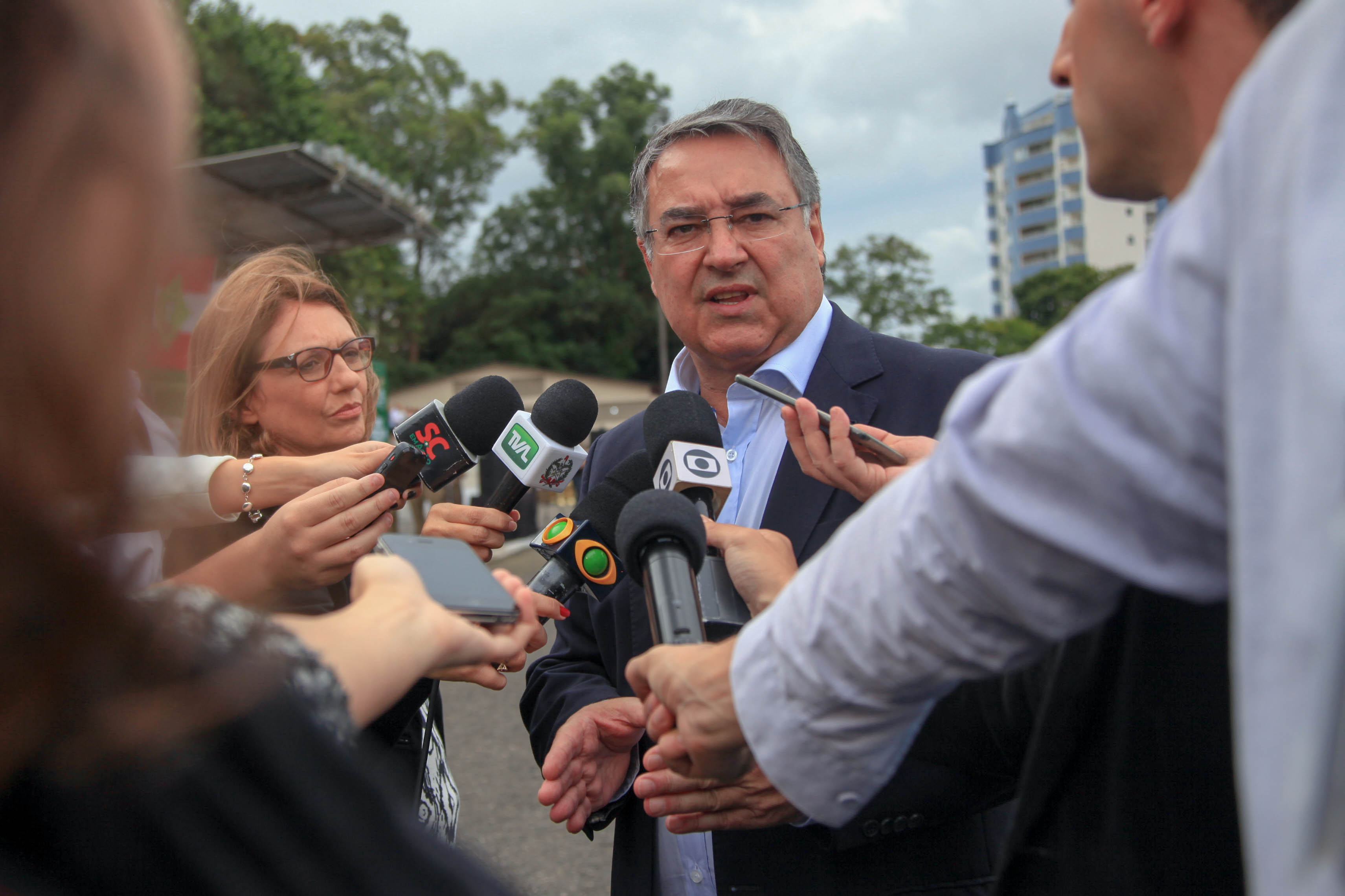 Aula Inaugural de novos Policiais Militares. Governador Raimundo Colombo (PSD).